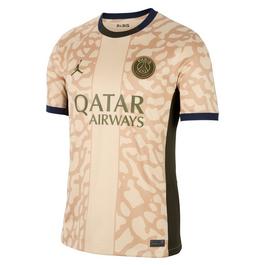 Nike Paris Saint Germain x Jordan Fourth Vapor Match Shirt 2023 2024 Juniors