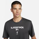 Anthracite - Nike - Liverpool FC Short Sleeve T-Shirt Mens - 3