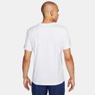 Blanc - Nike - Sweatshirt t-shirt com capuz 47 - 2