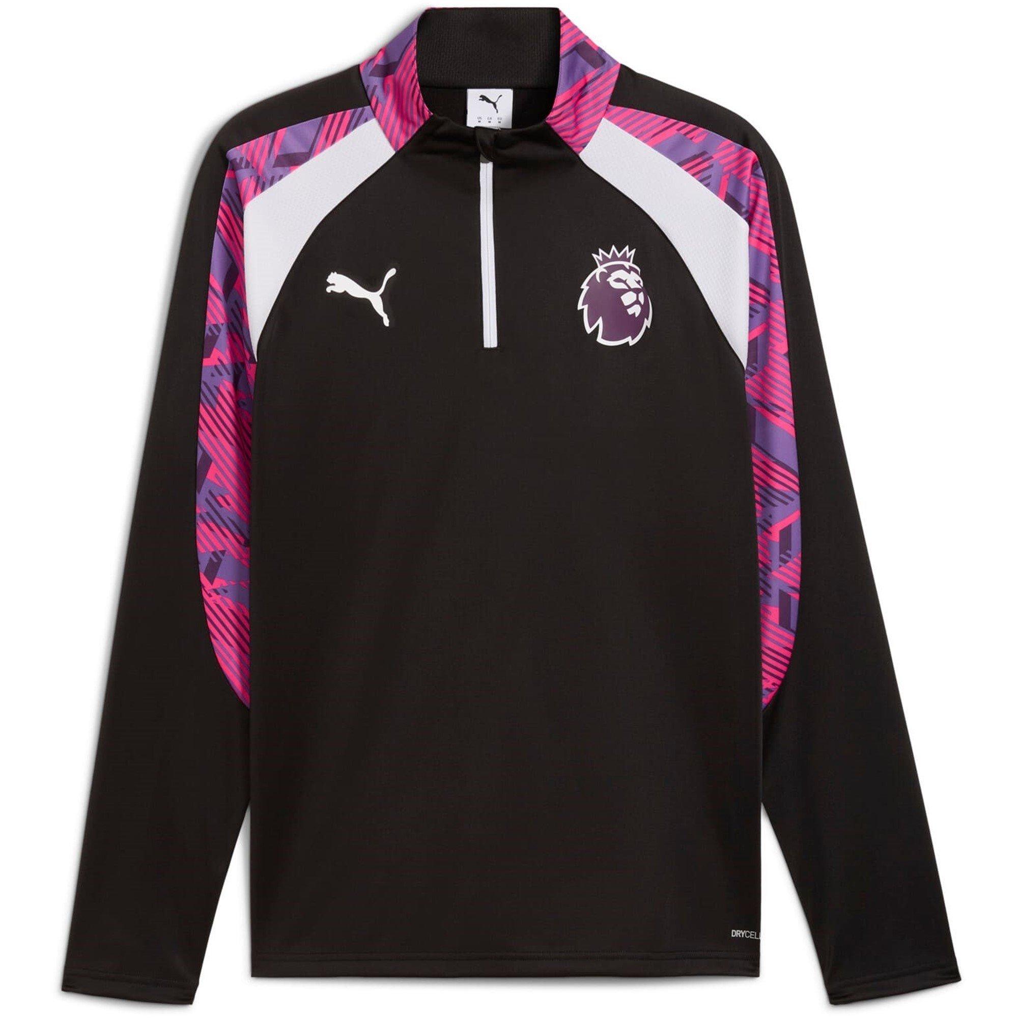 Black/Purple - Puma - Premier League Drill Top Adults - 1