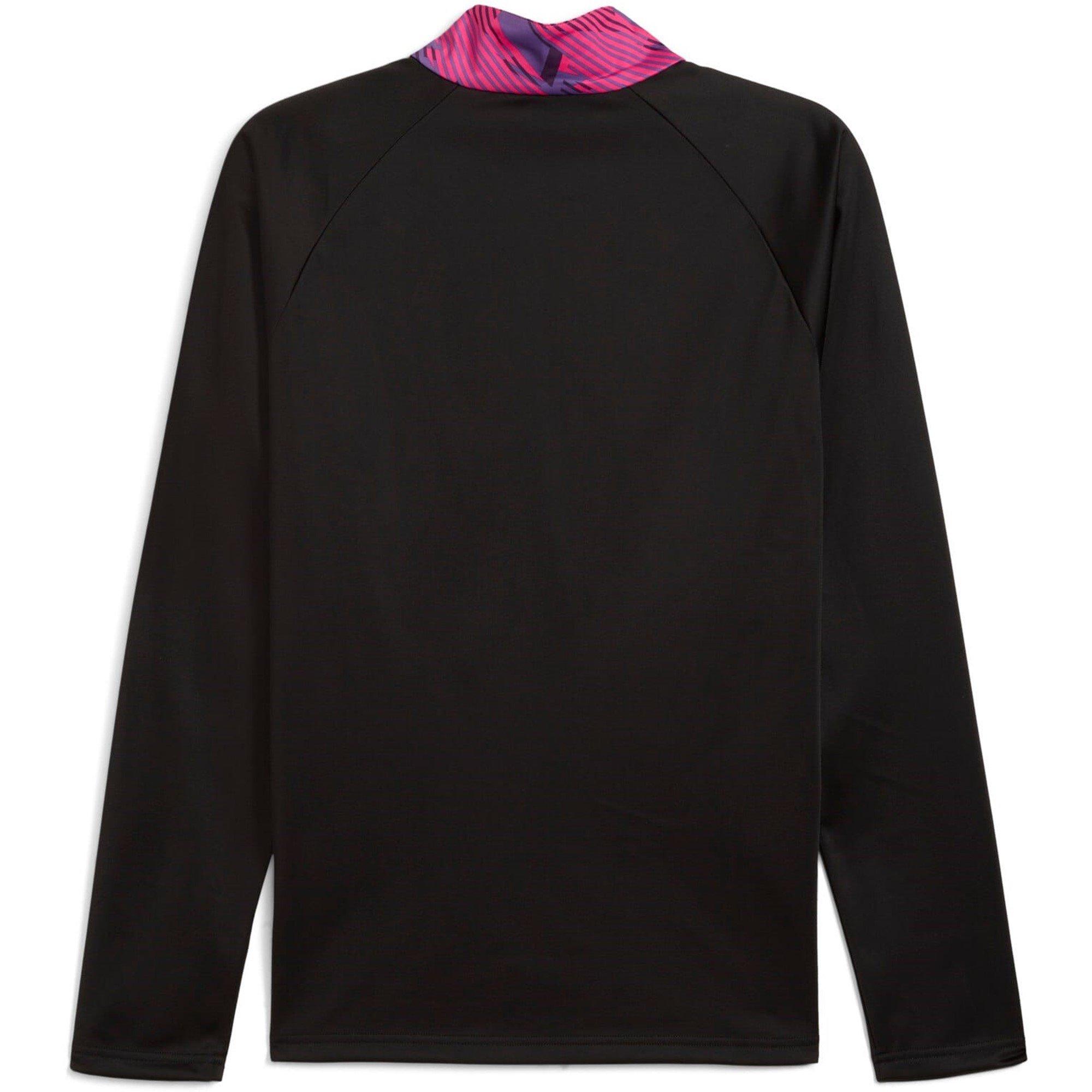 Black/Purple - Puma - Premier League Drill Top Adults - 2