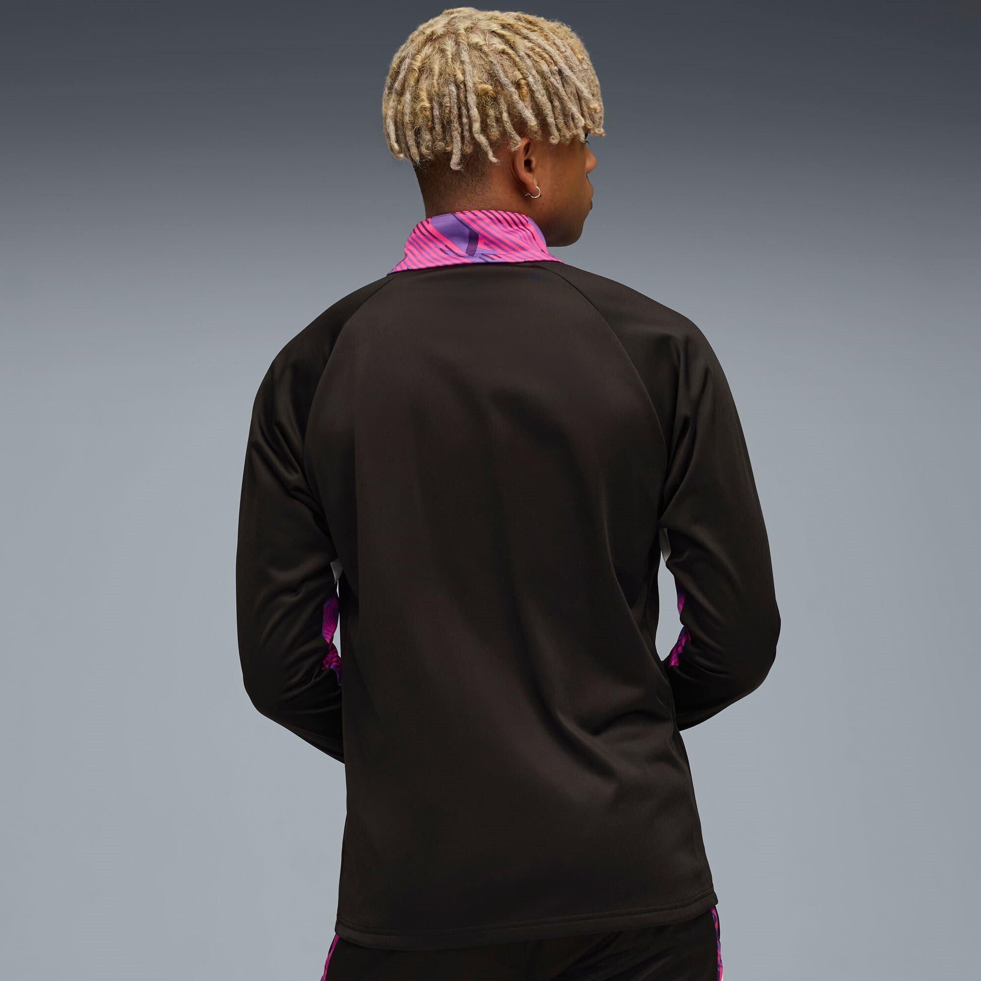 Black/Purple - Puma - Premier League Drill Top Adults - 4