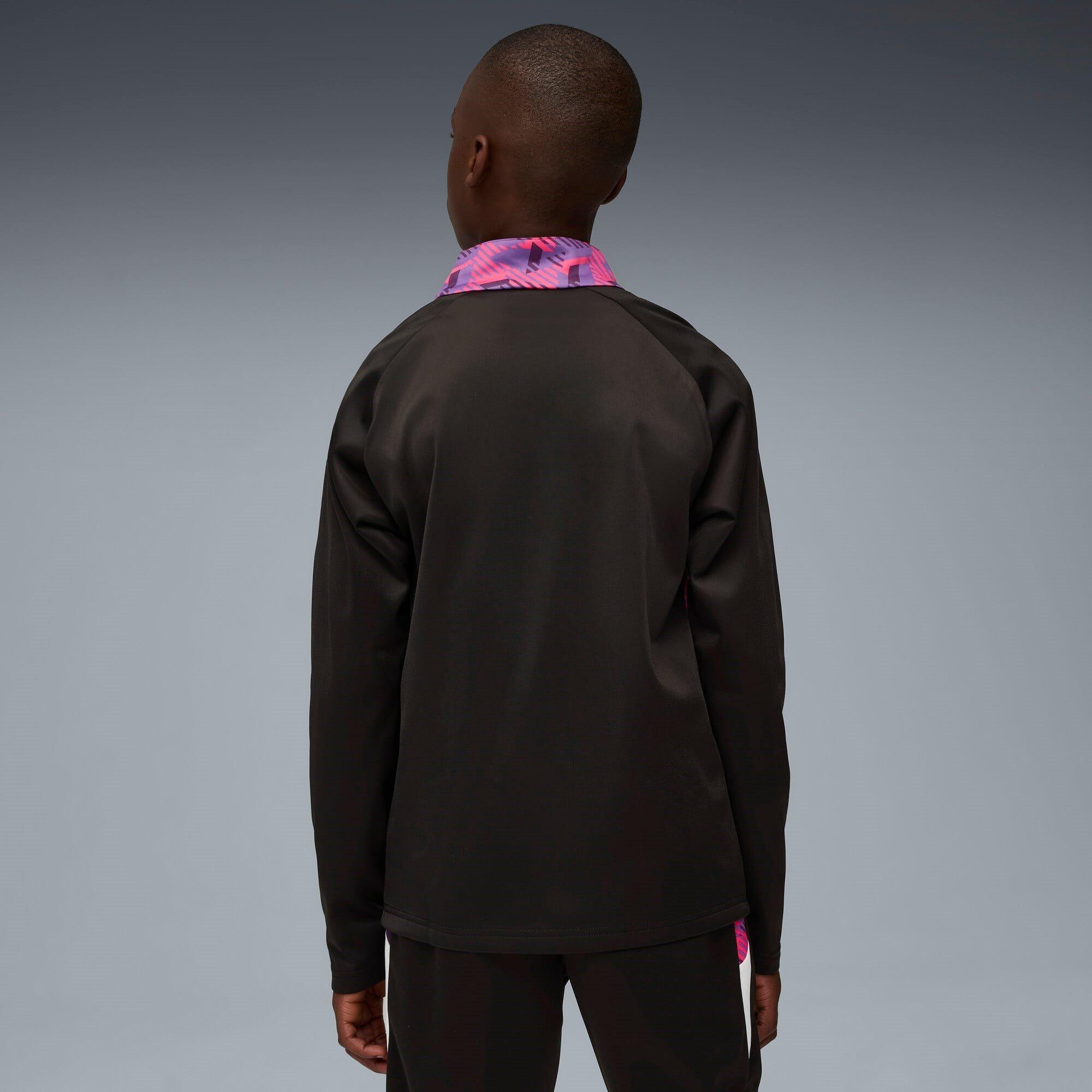 Black/Purple - Puma - Premier League Drill Top Juniors - 4
