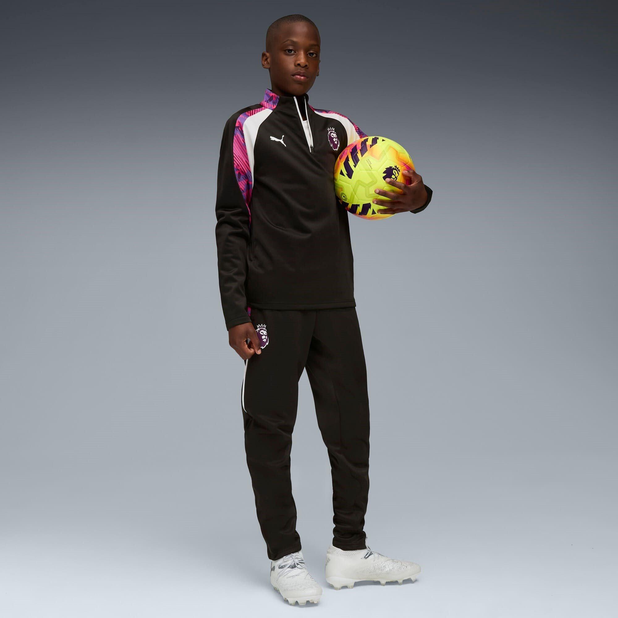 Black/Purple - Puma - Premier League Drill Top Juniors - 6