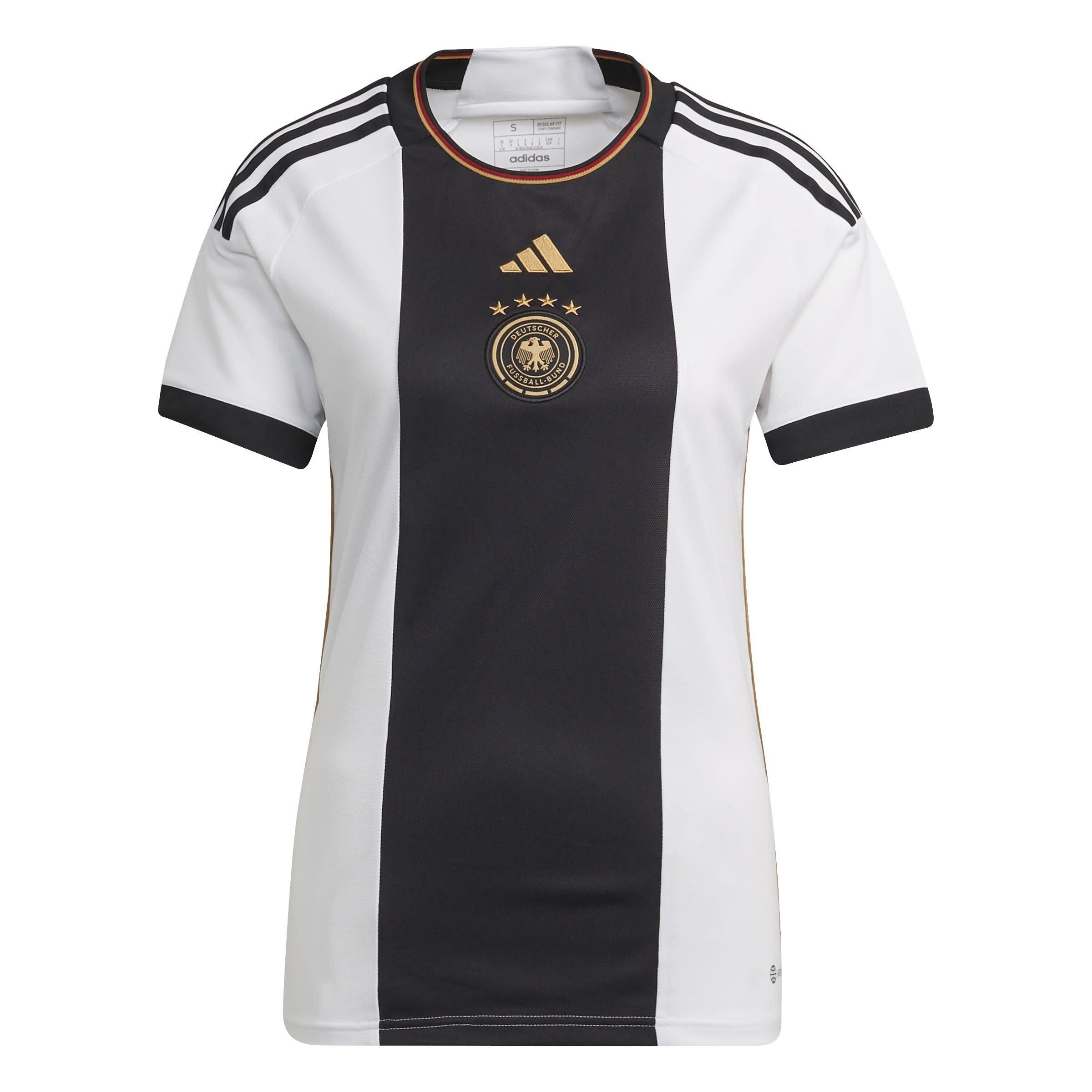 White - adidas - Germany Home Shirt 2022 Womens - 1