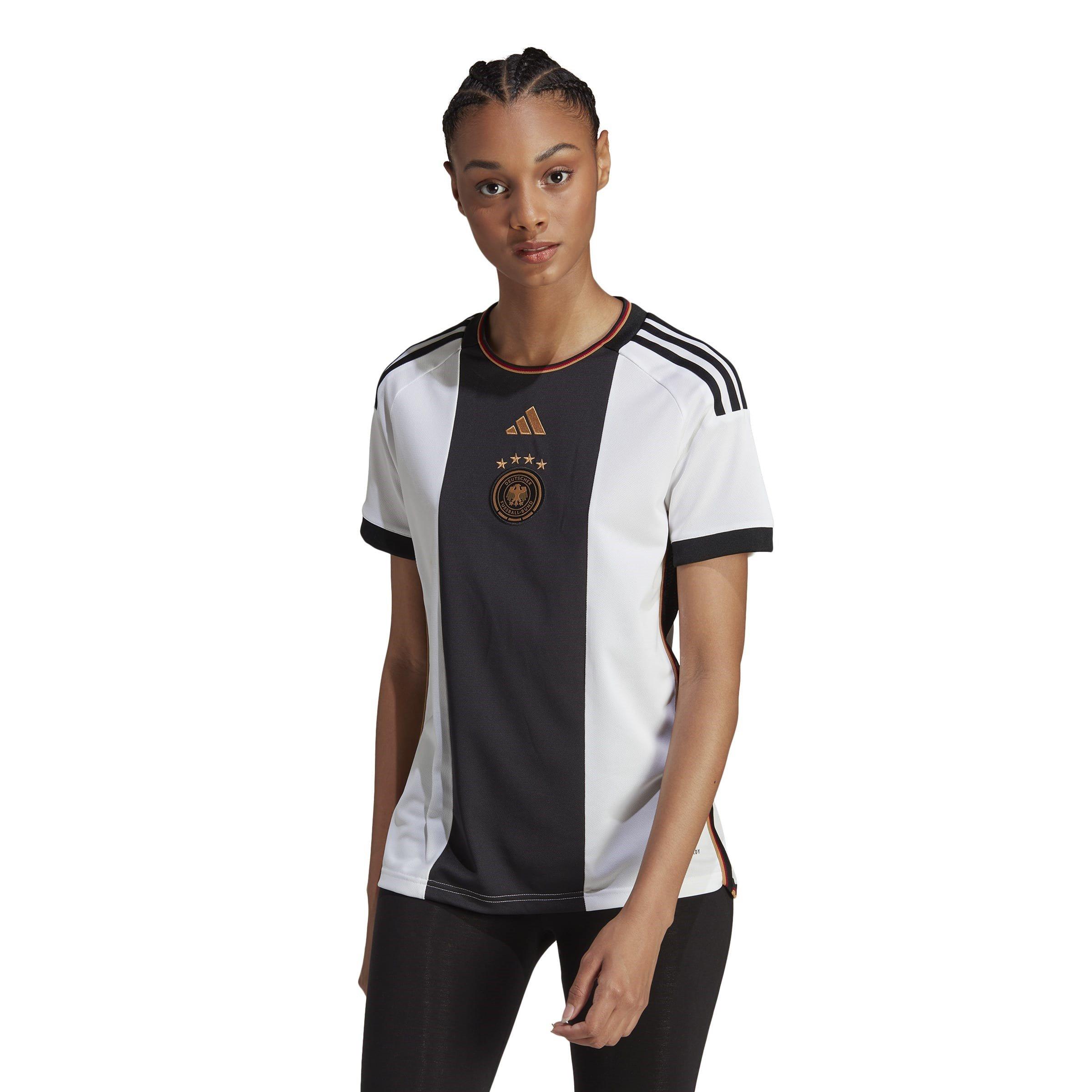Wit - adidas - Germany Home Shirt 2022 Womens - 3