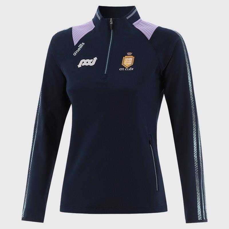 Mar/Pur/Grn - ONeills - Clare Dynamo Half Zip Top Girls - 1