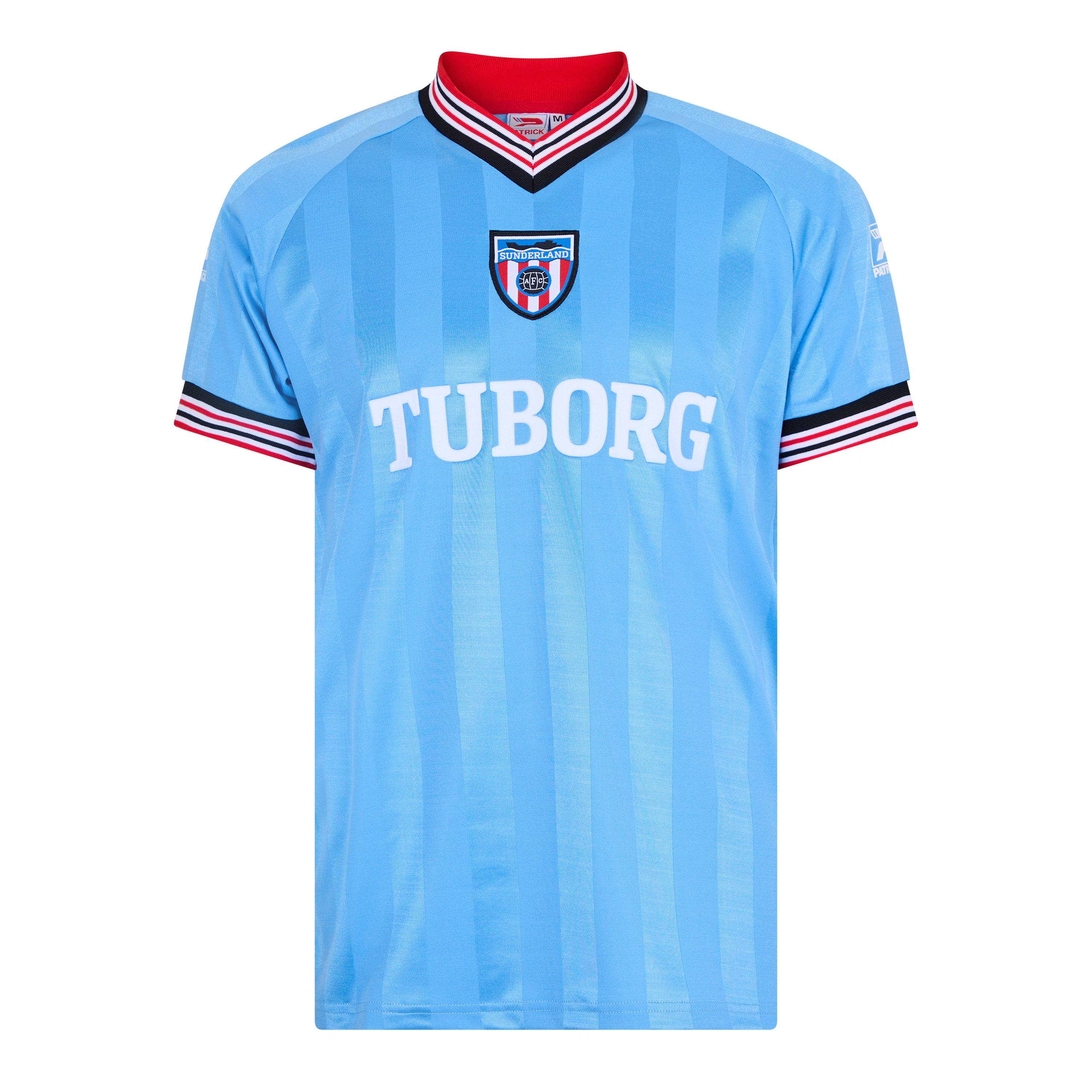 Blue - Patrick - Mens Sunderland AFC 1986 Retro away Football Shirts - 1