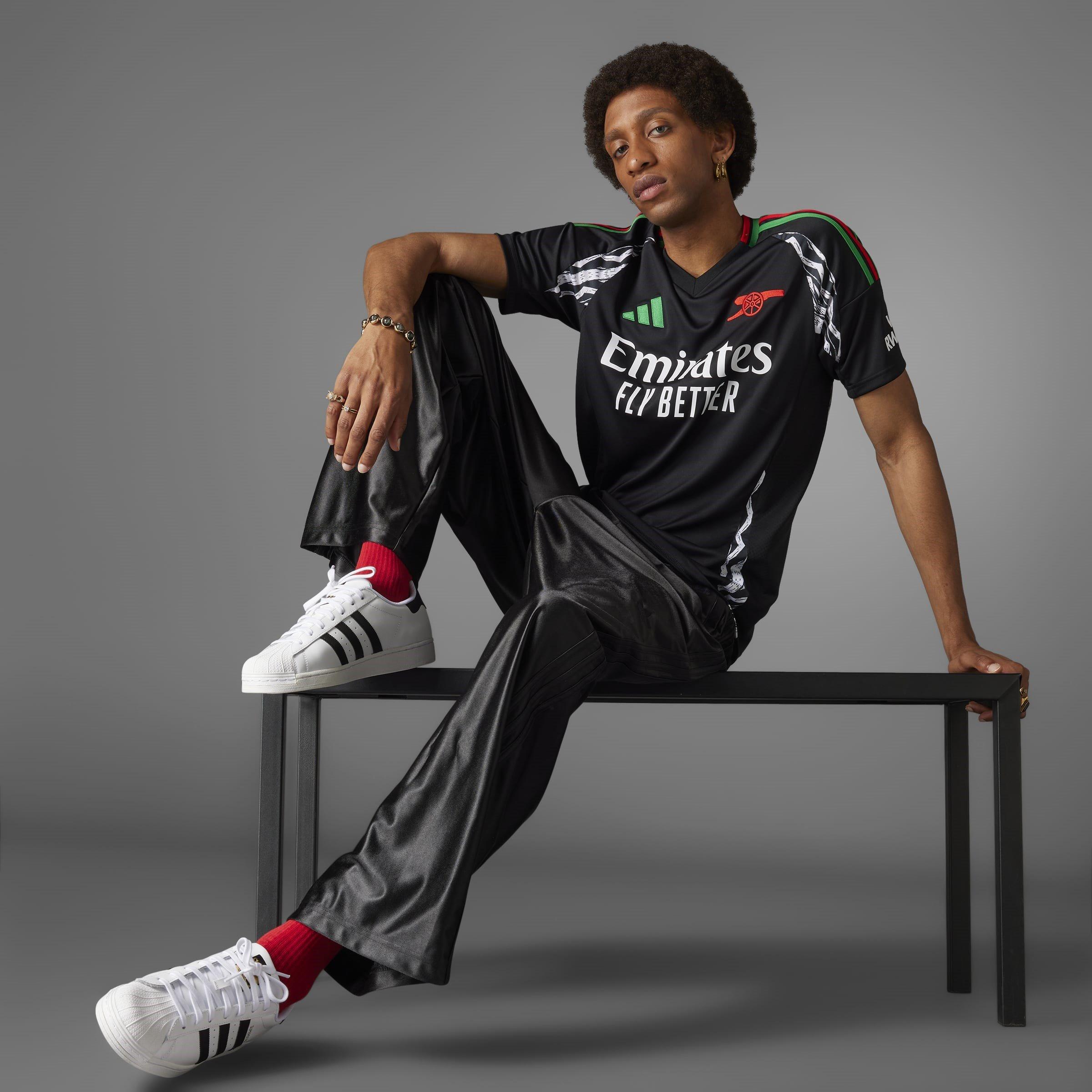 Black - adidas - adidas Arsenal Away Shirt 25/26 Adults - 13