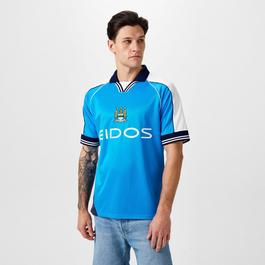Score Draw Manchester City 2000 Home Shirt Adults