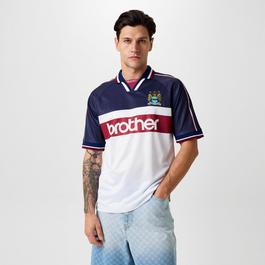 Score Draw Manchester City Away Retro Shirt 1997/1998 Mens