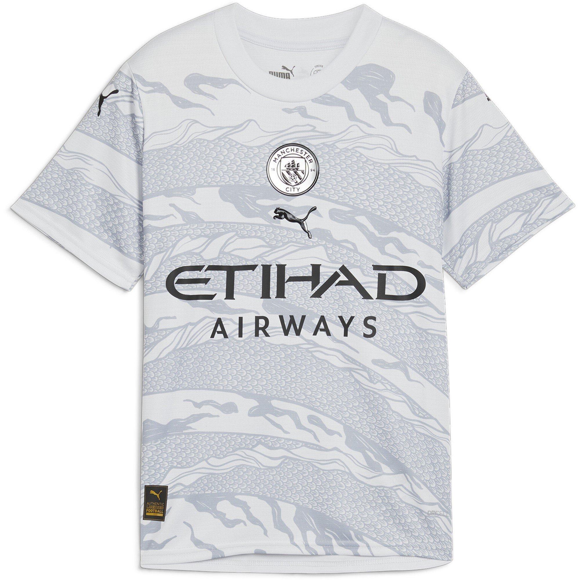 Manchester City FC Year Of The Dragon Shirt 2023 2024 Juniors