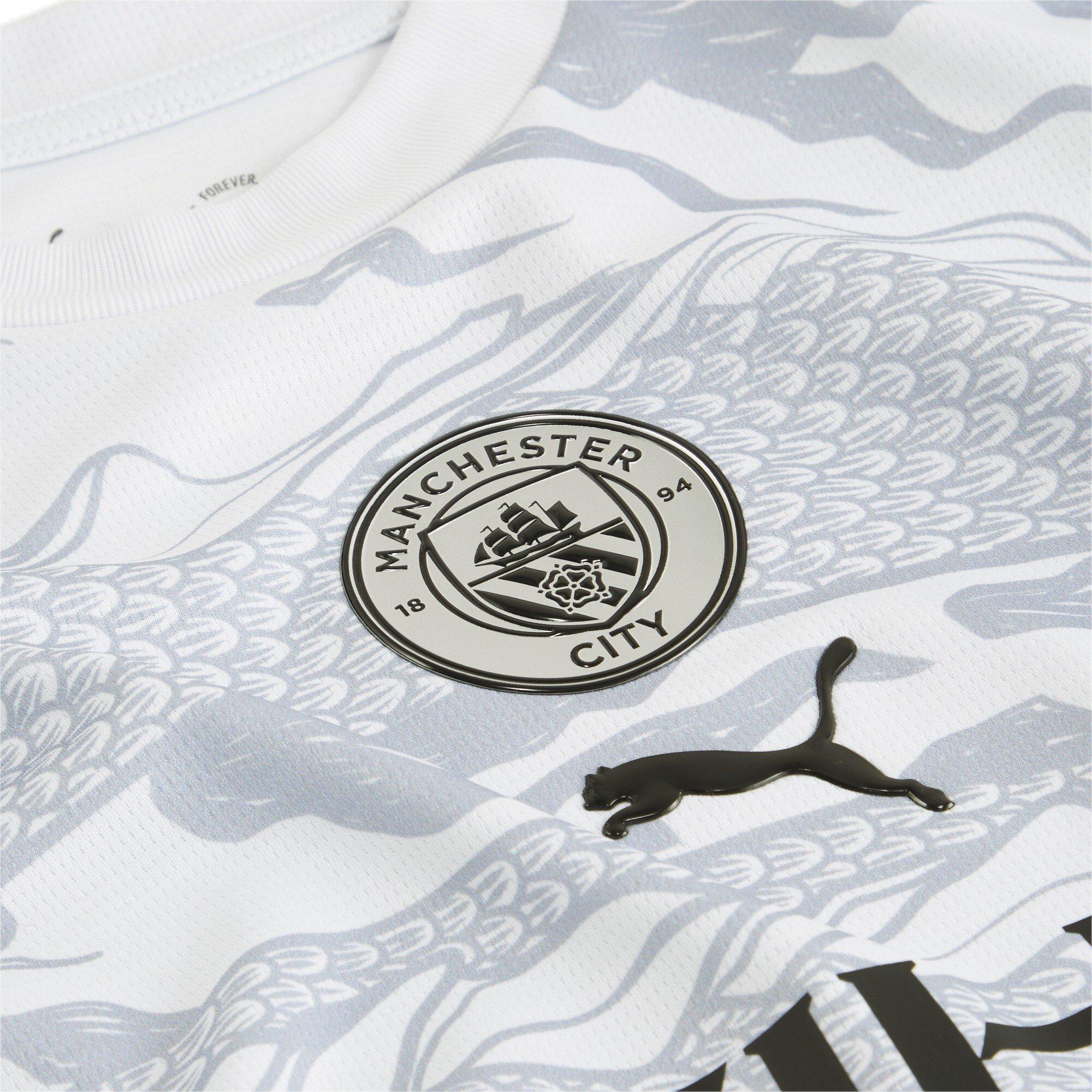 Zilveren Mist - Puma - Manchester City FC Year Of The Dragon Shirt 2023 2024 Juniors - 3