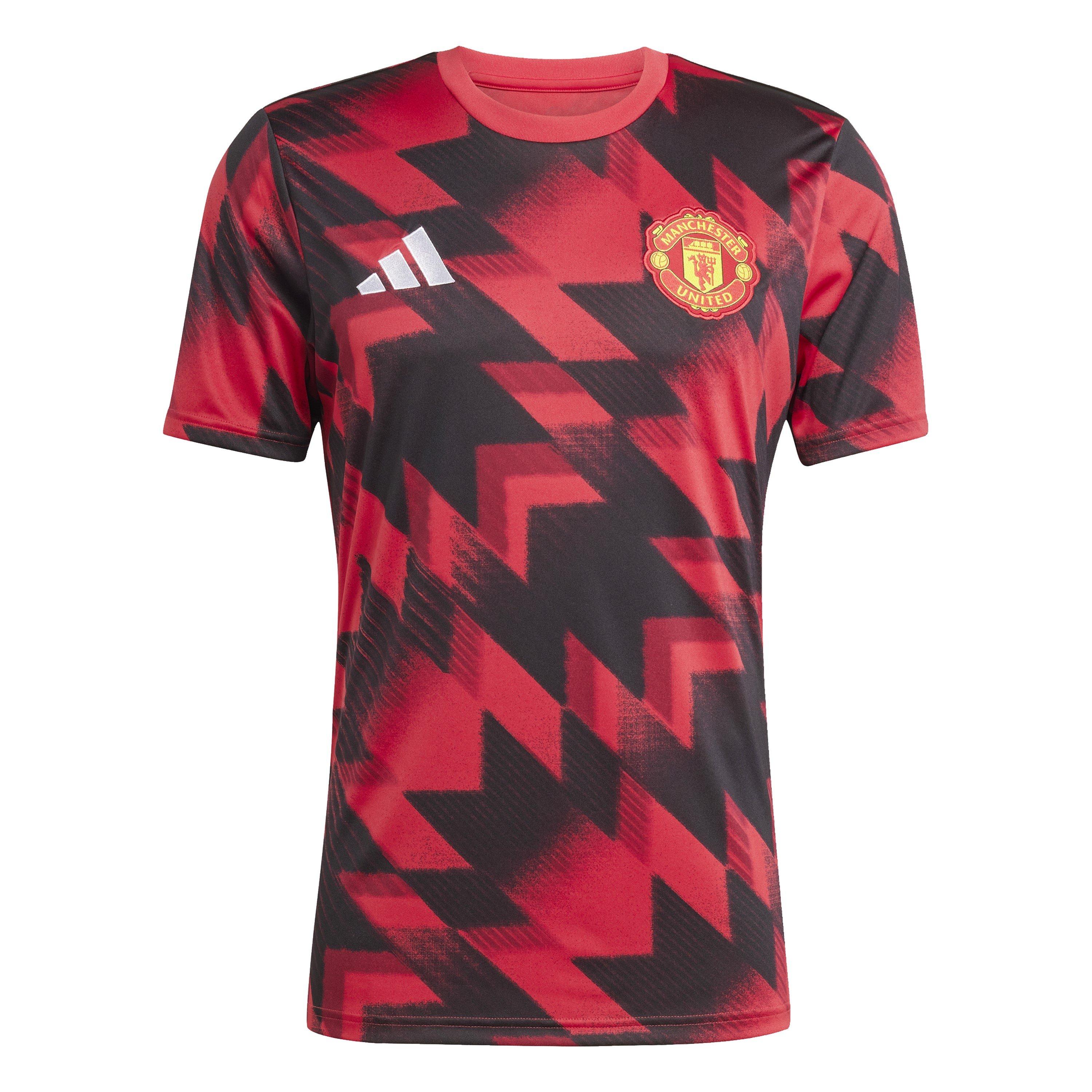 Red - adidas - Manchester United Pre Match Shirt 2025 2026 Adults - 1