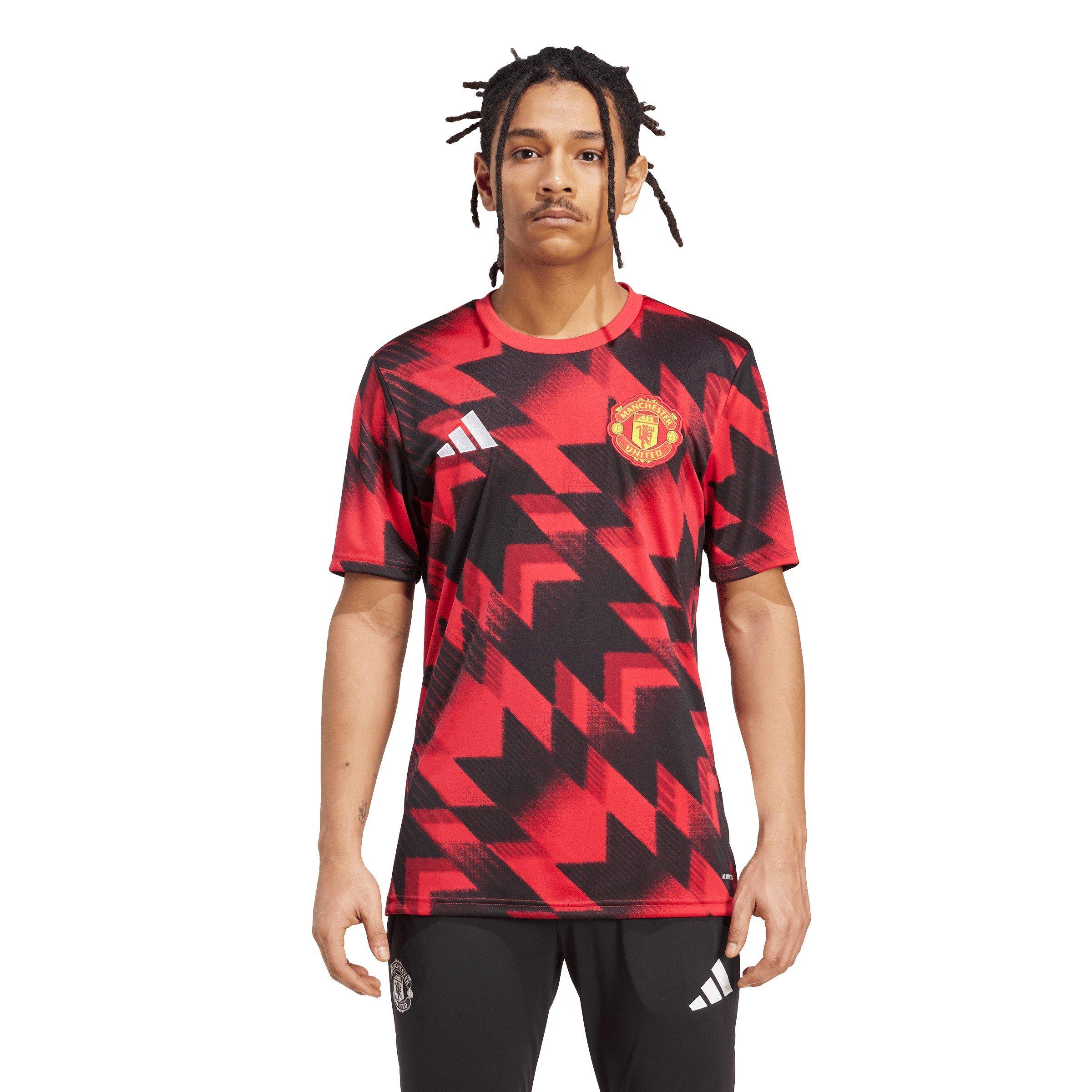 Red - adidas - Manchester United Pre Match Shirt 2025 2026 Adults - 3
