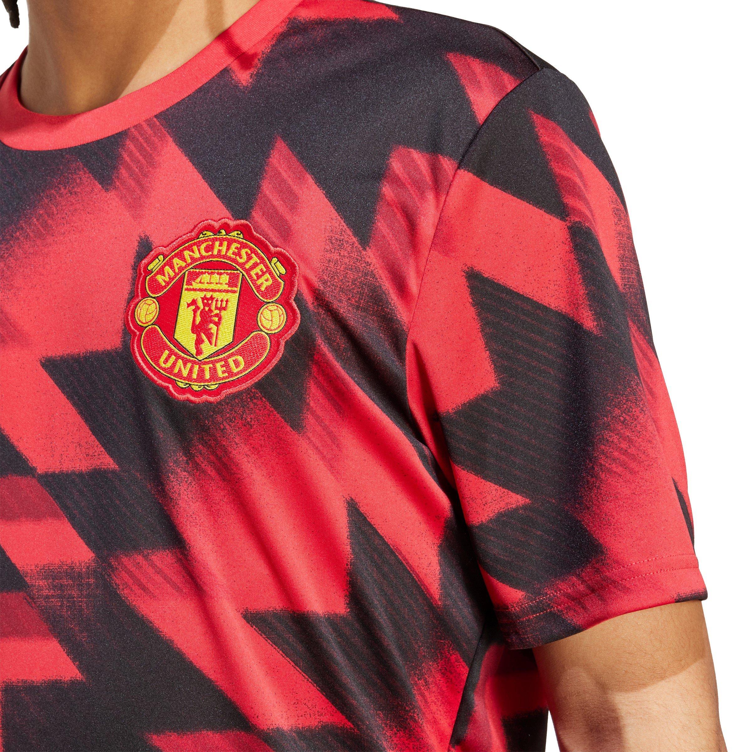 Red - adidas - Manchester United Pre Match Shirt 2025 2026 Adults - 6
