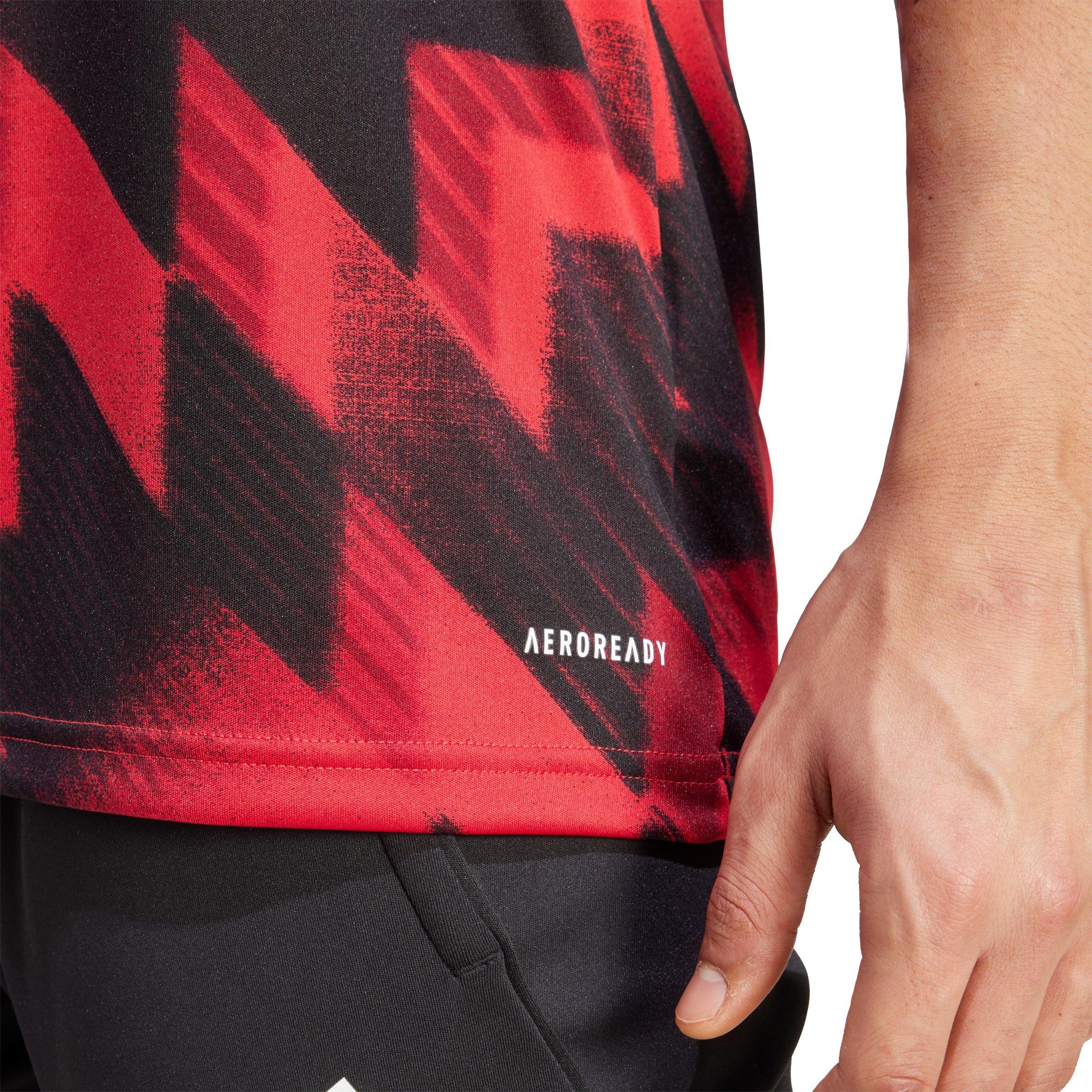 Red - adidas - Manchester United Pre Match Shirt 2025 2026 Adults - 8