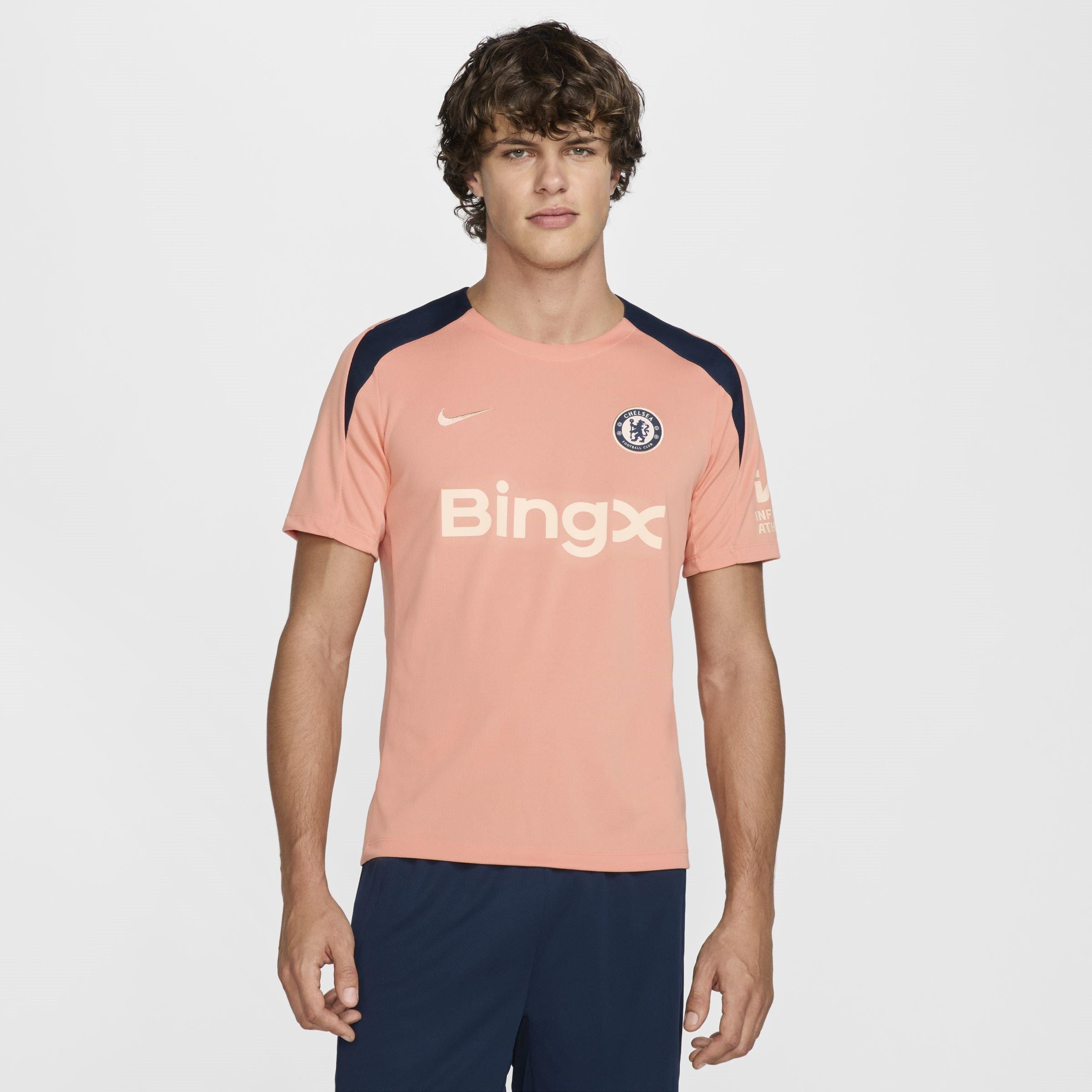 Apricot/Guava - Nike - Chelsea Strike Shirt 2024 2025 Adults - 3