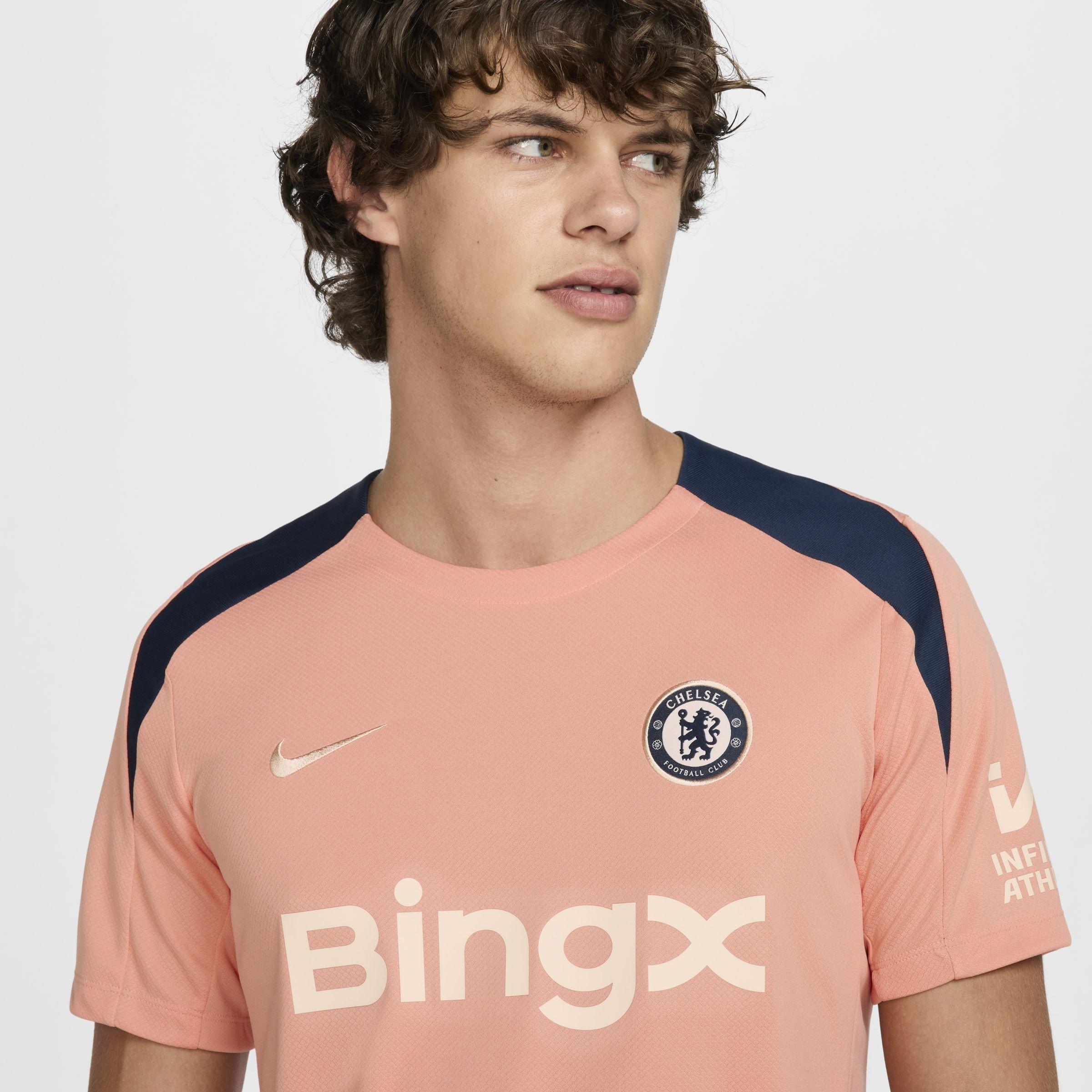 Apricot/Guava - Nike - Chelsea Strike Shirt 2024 2025 Adults - 5