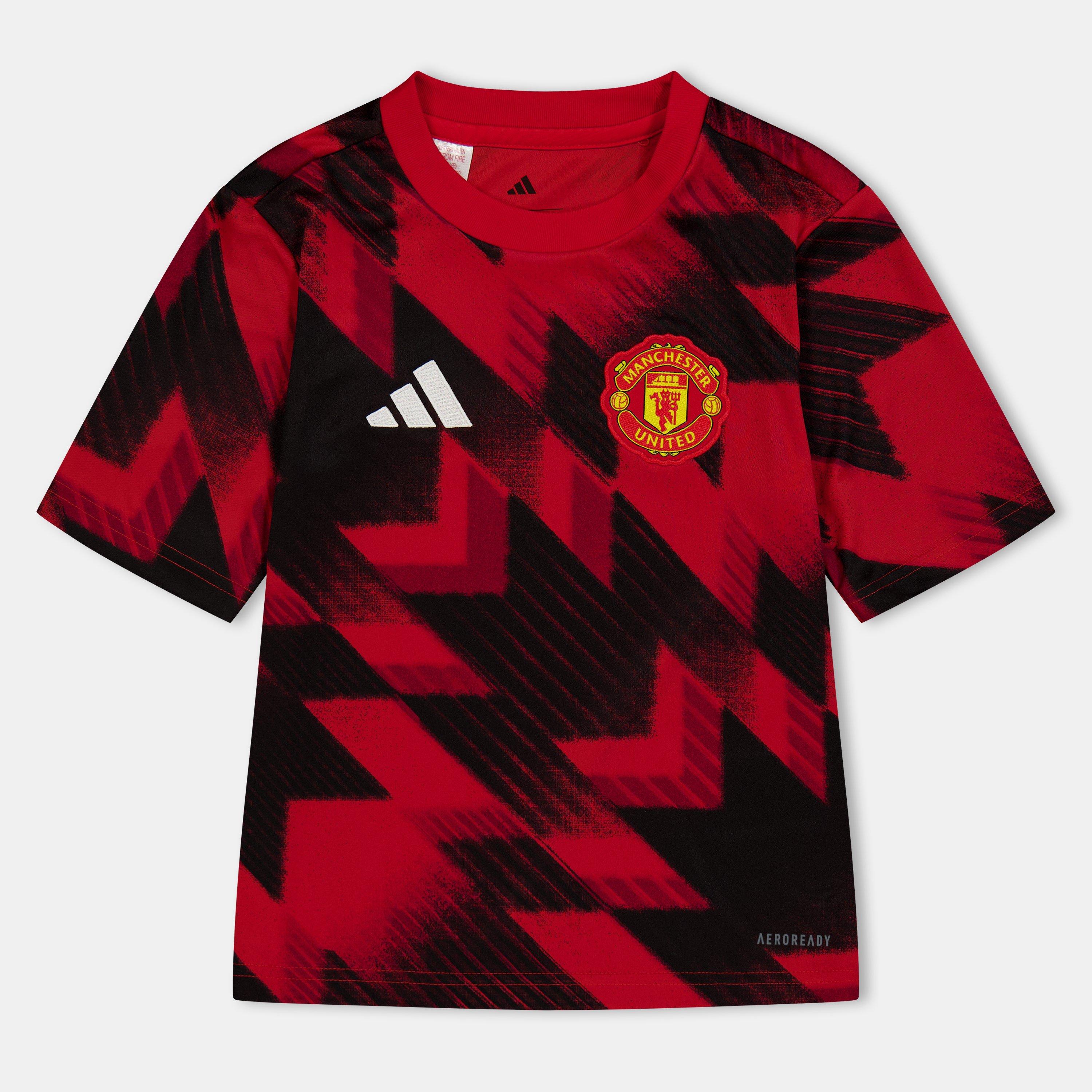 Red - adidas - Manchester United Pre Match Shirt 2025 2026 Juniors - 1