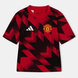 adidas Manchester United Pre Match Shirt 2025 2026 Juniors