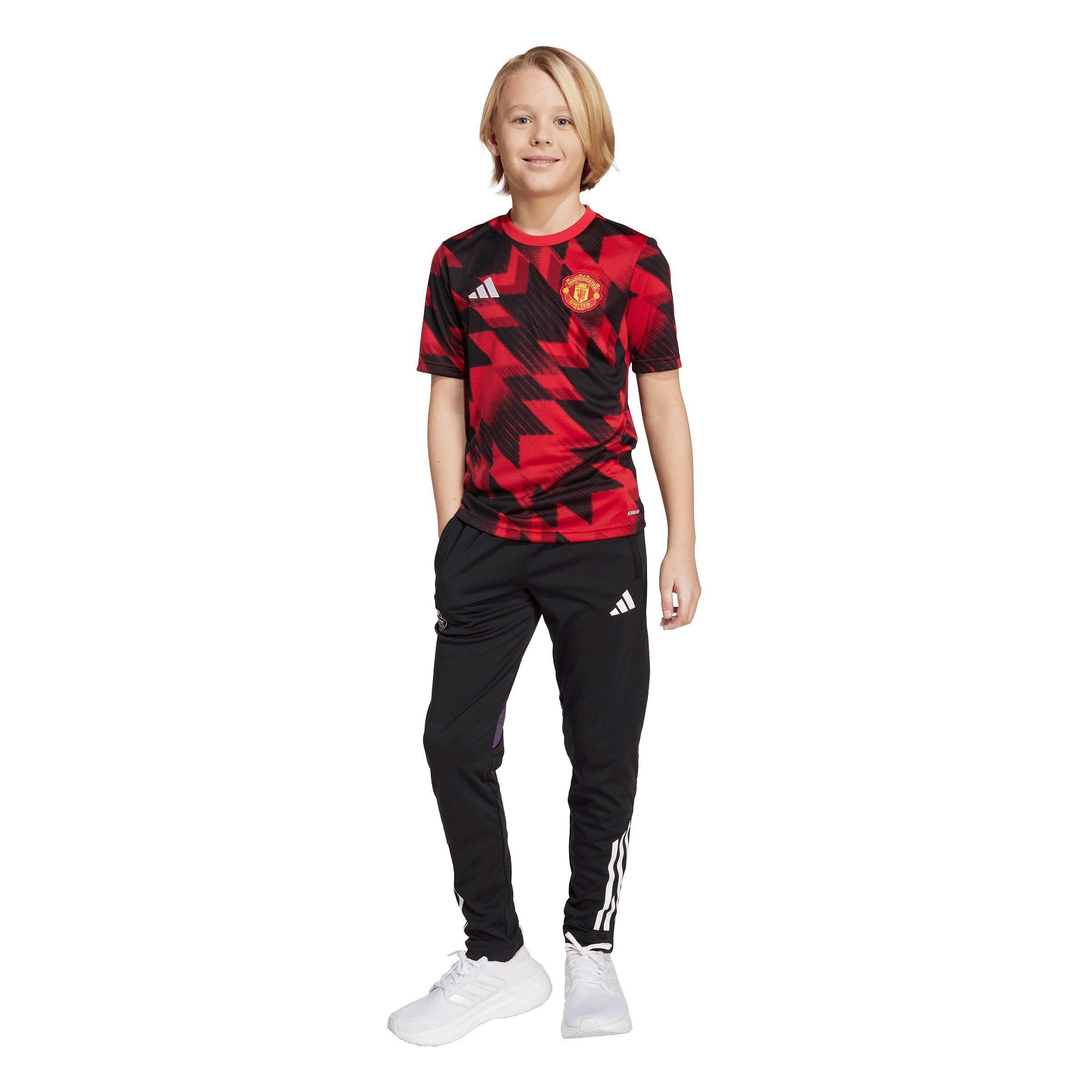 Red - adidas - Manchester United Pre Match Shirt 2025 2026 Juniors - 7