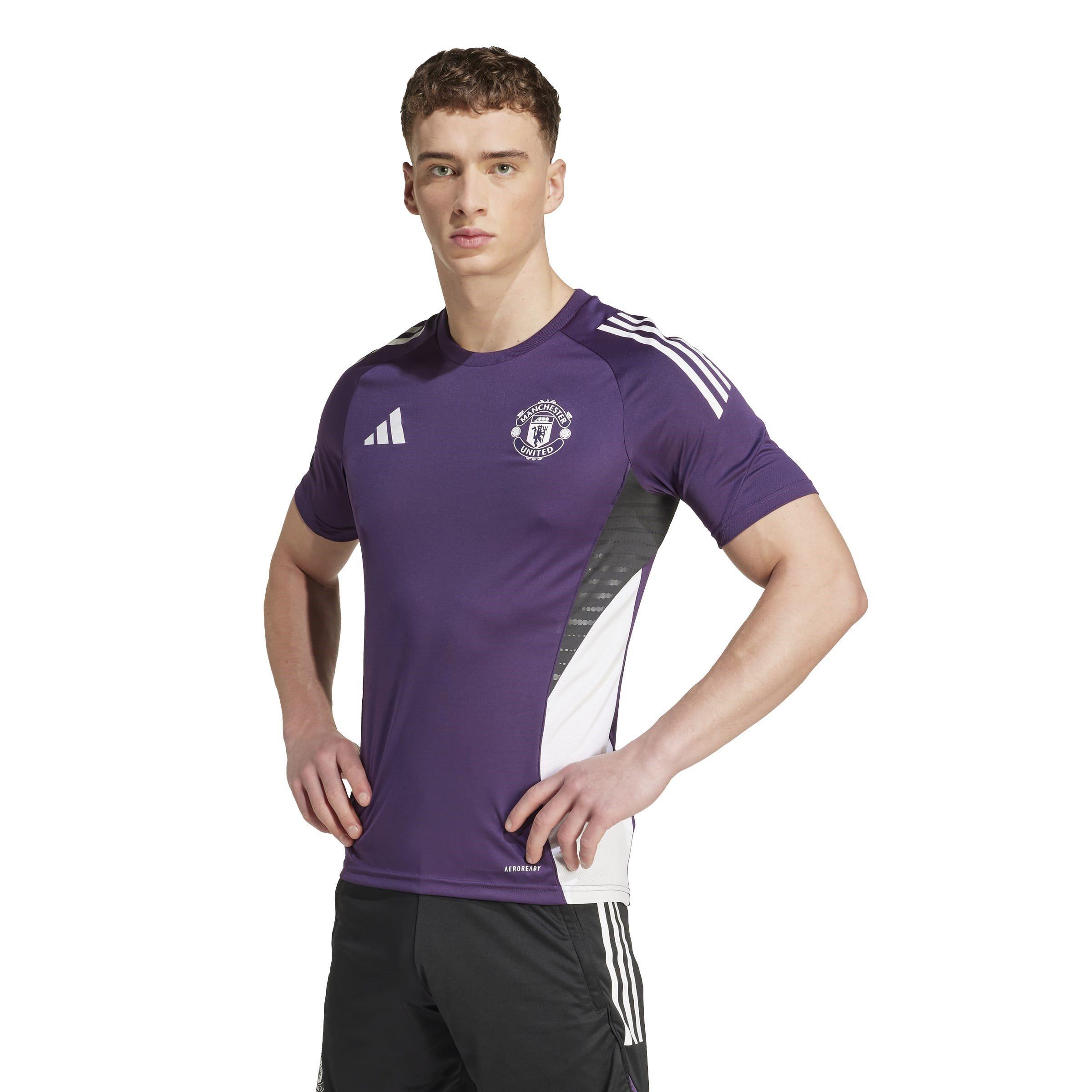 adidas Tiro 25 Competition Jersey Manchester United Aurora Plum White Black — foto 2