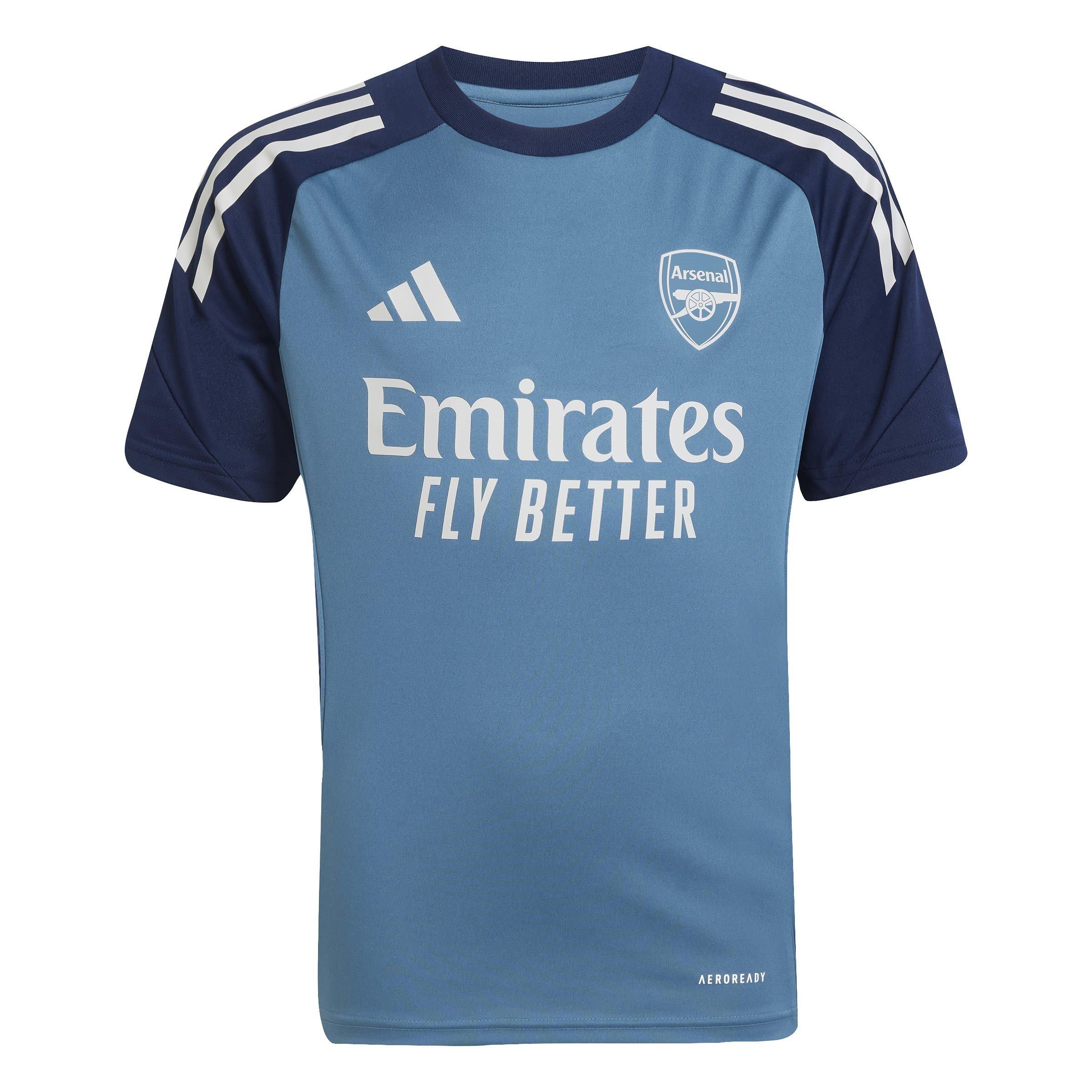 Adidas Boys Arsenal Training Top 2025 2026 Juniors - Blue - 13 Years