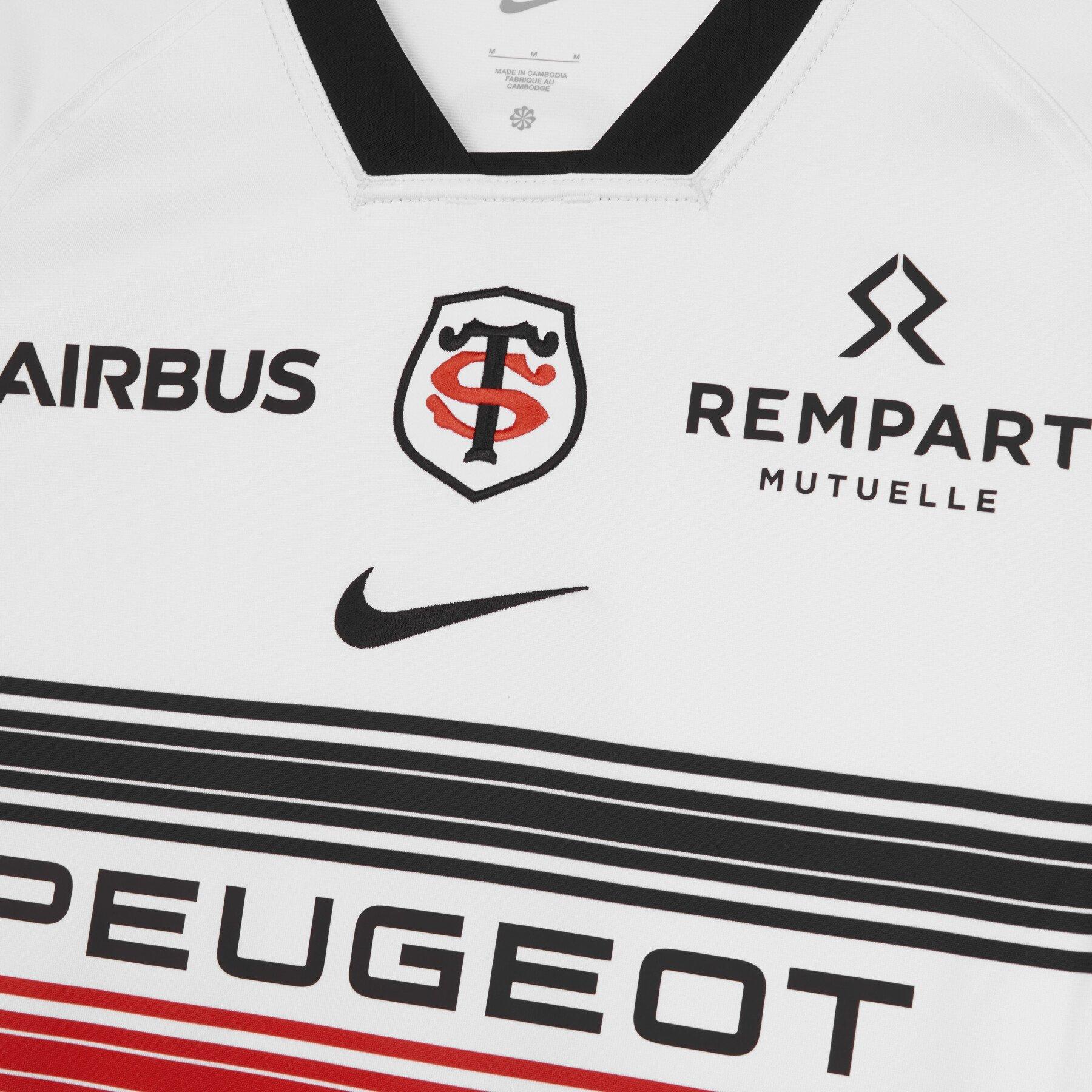 Wht/Blk/Uni Red - Nike - Stade Toulousain Away Shirt 25/26 Mens - 3
