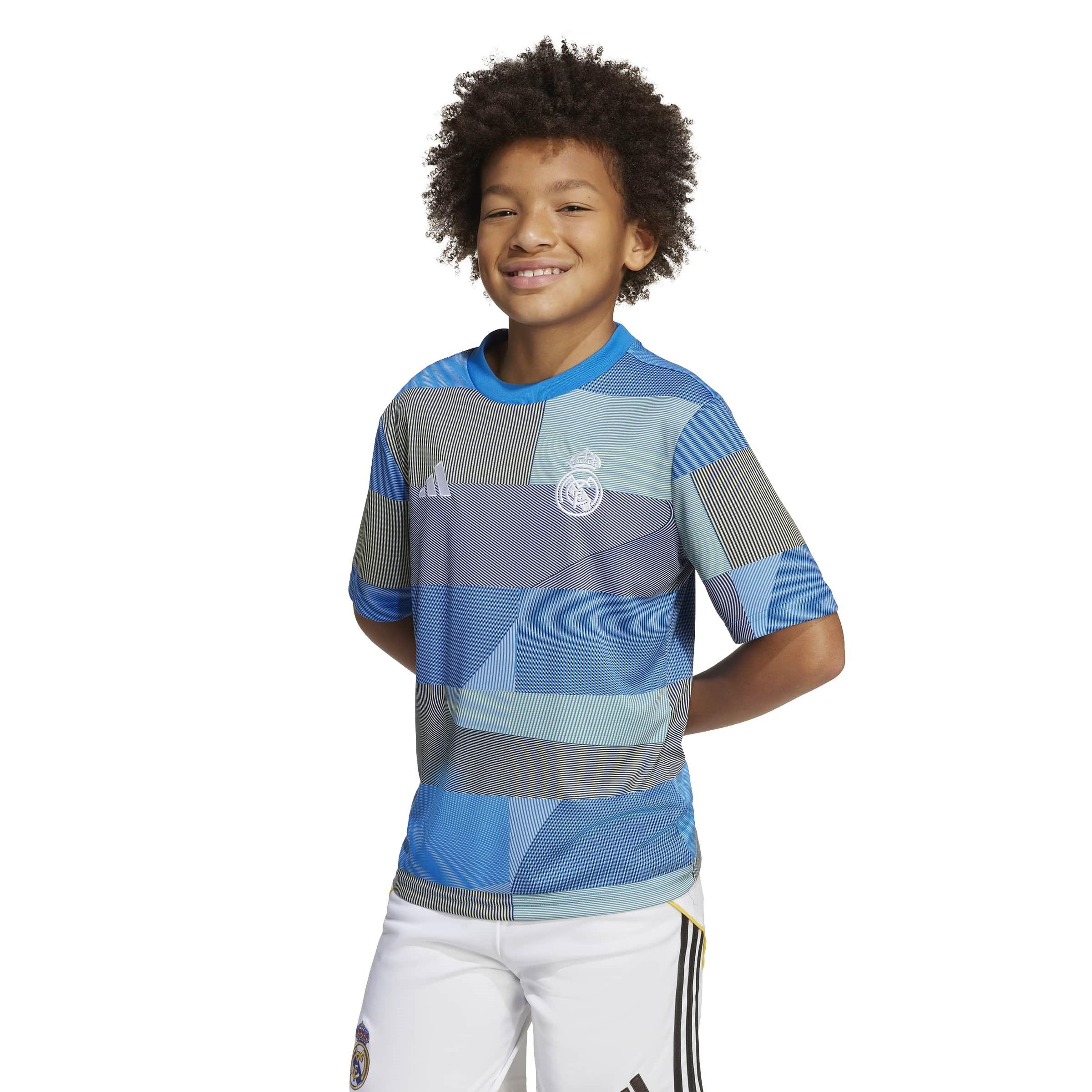 Blau - adidas - Real Madrid Pre Match Shirt 2025 2026 Juniors - 5
