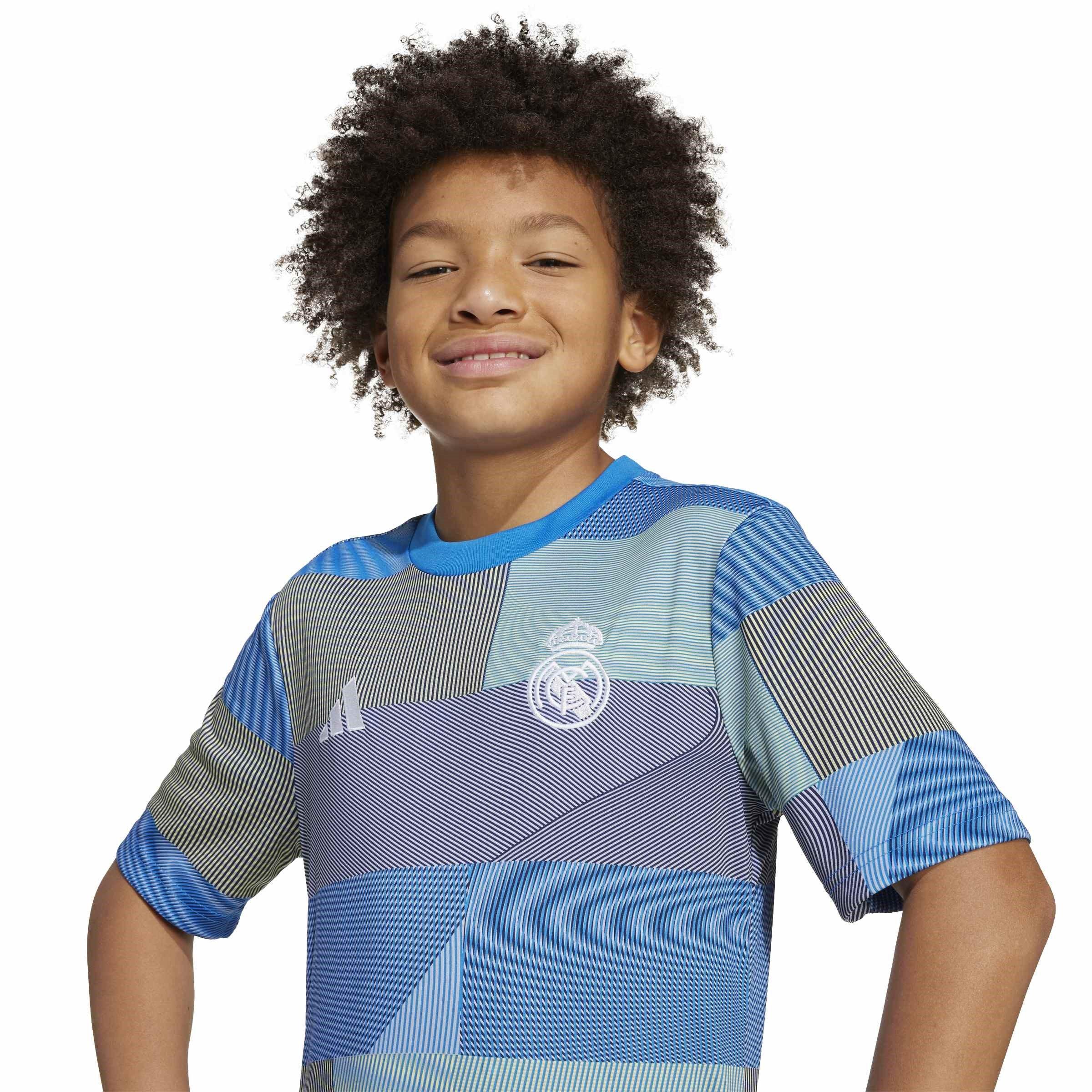 Blau - adidas - Real Madrid Pre Match Shirt 2025 2026 Juniors - 8