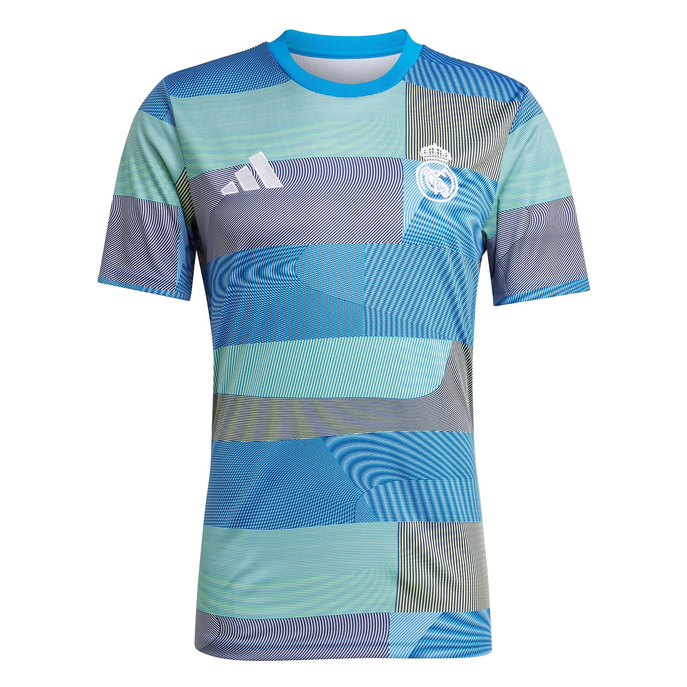 Adidas Men's Real Madrid Pre Match Shirt 2025 2026 Adults - Blue - L