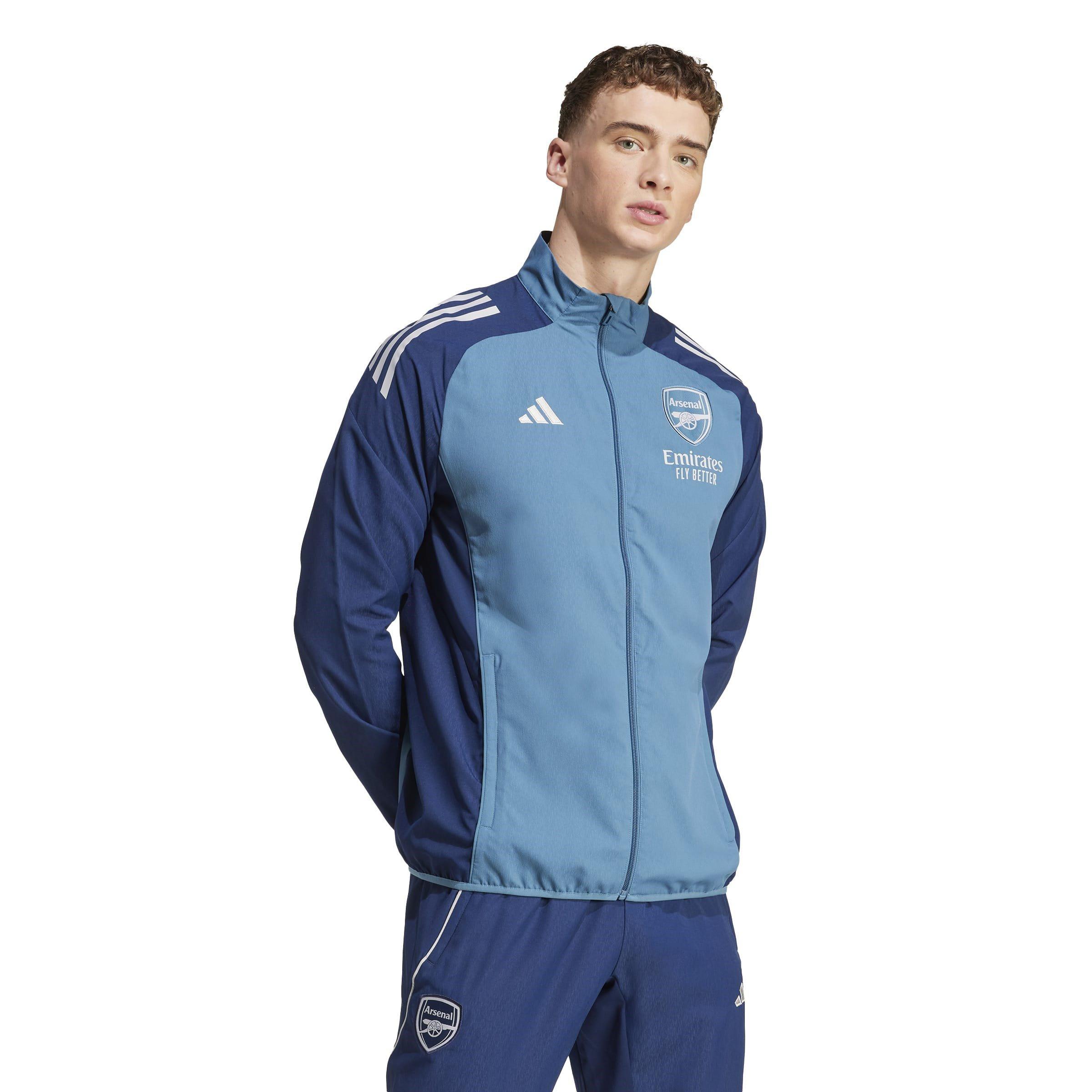 Azul - adidas - Arsenal Pre Match Tracksuit Top 2025 2026 Mens - 4