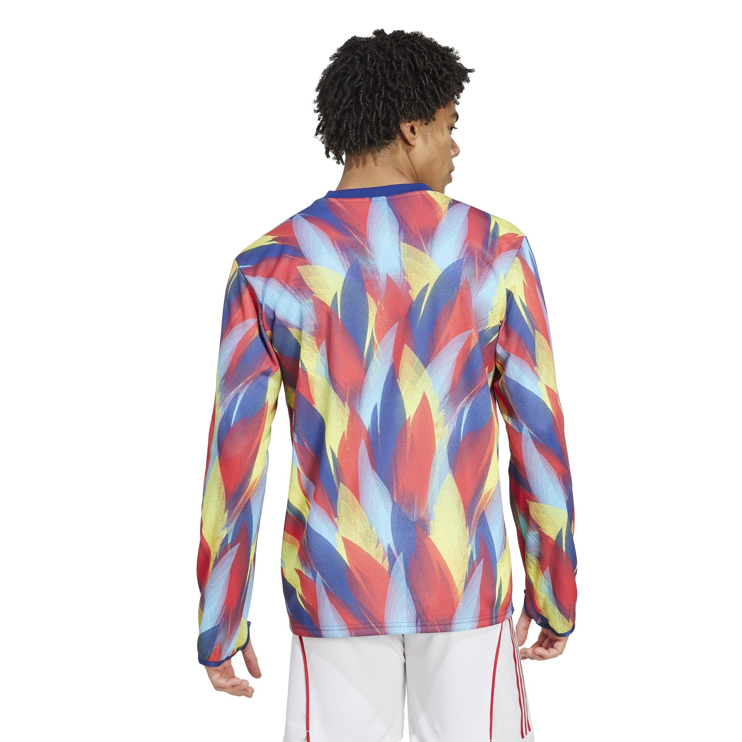 Blue - adidas - Arsenal Long Sleeve Pre-Match Shirt 2025 2026 Mens - 3