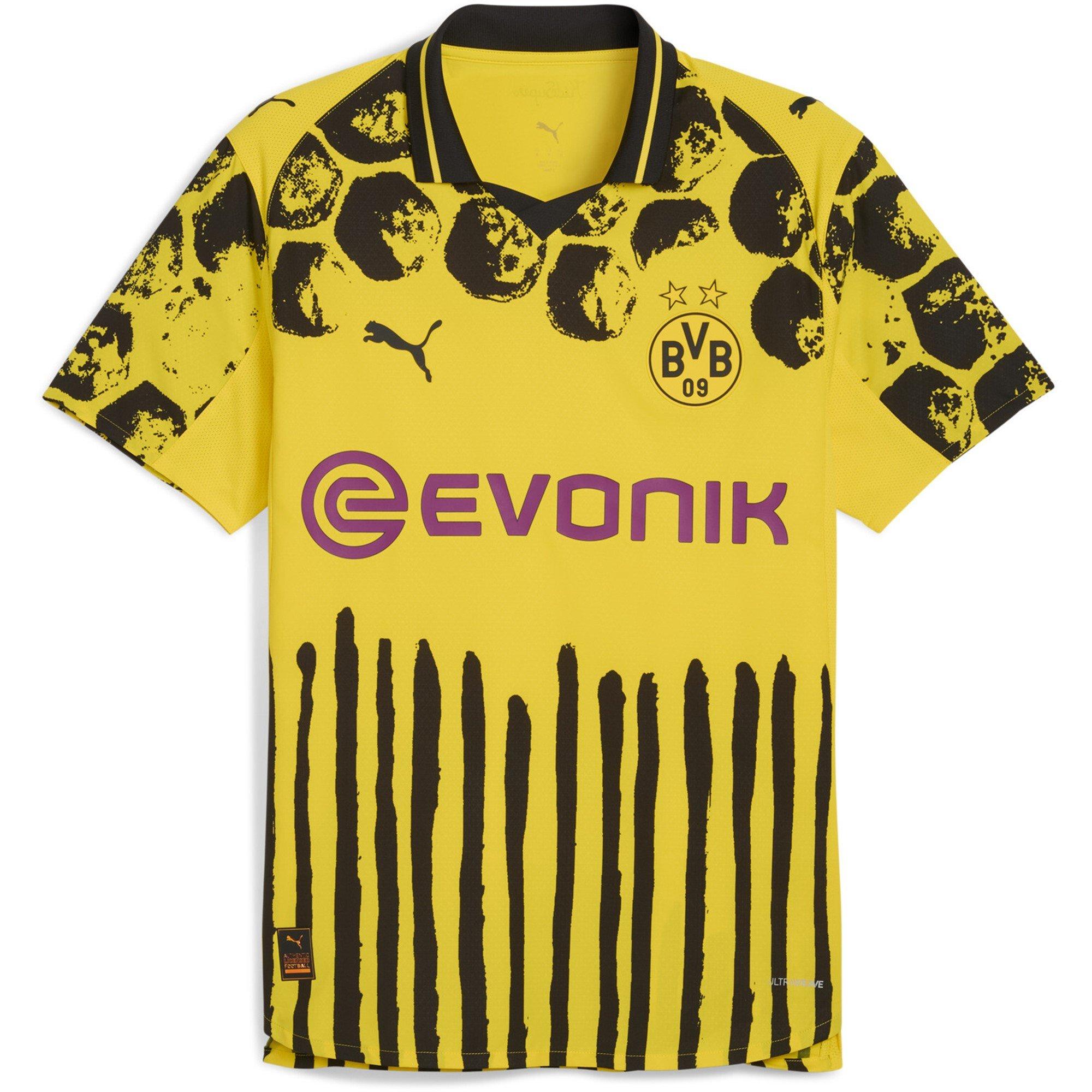 Yellow/Black - Puma - x KidsSuper Borussia Dortmund Authentic Home Shirt 2025 2026 Adults - 1