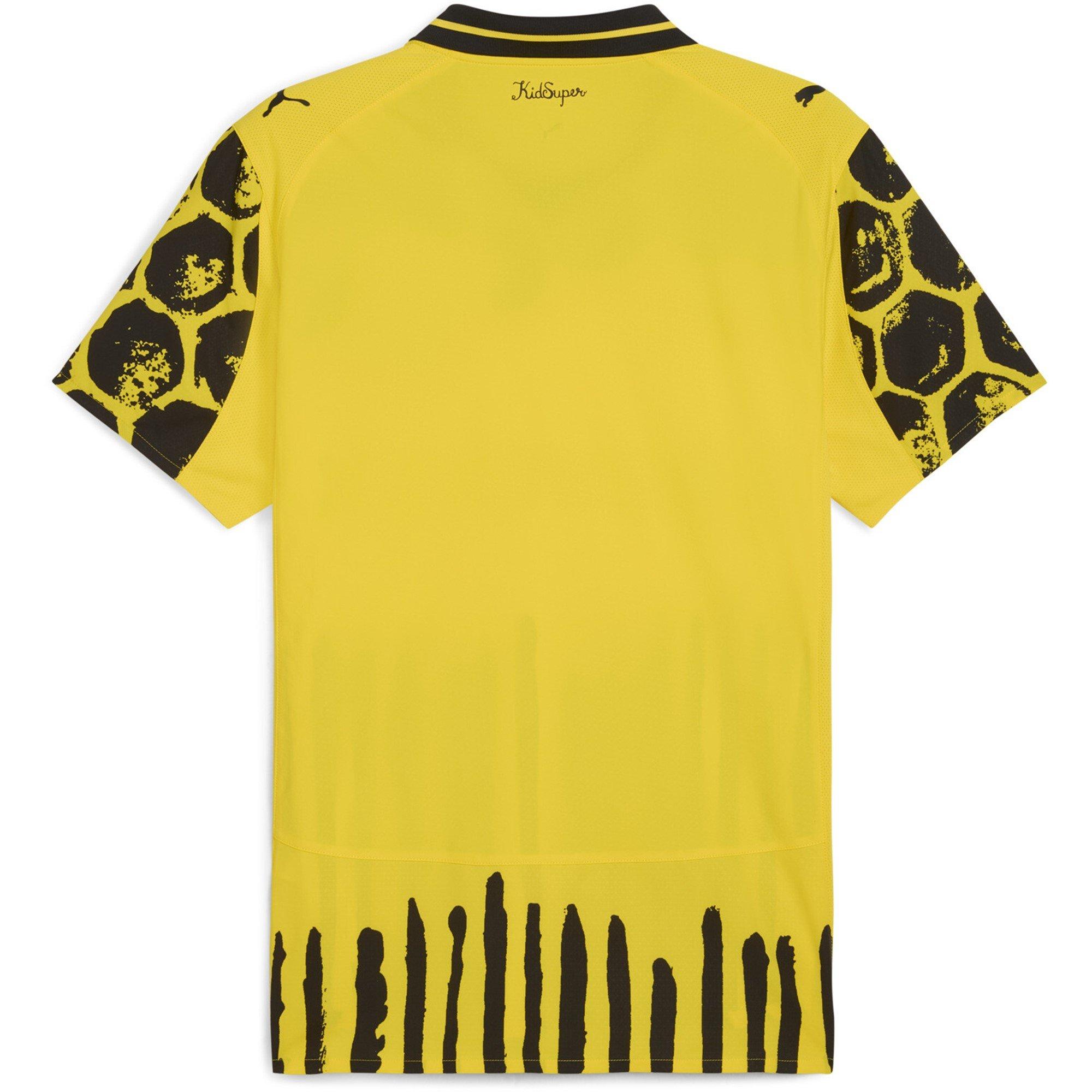 Yellow/Black - Puma - x KidsSuper Borussia Dortmund Authentic Home Shirt 2025 2026 Adults - 2