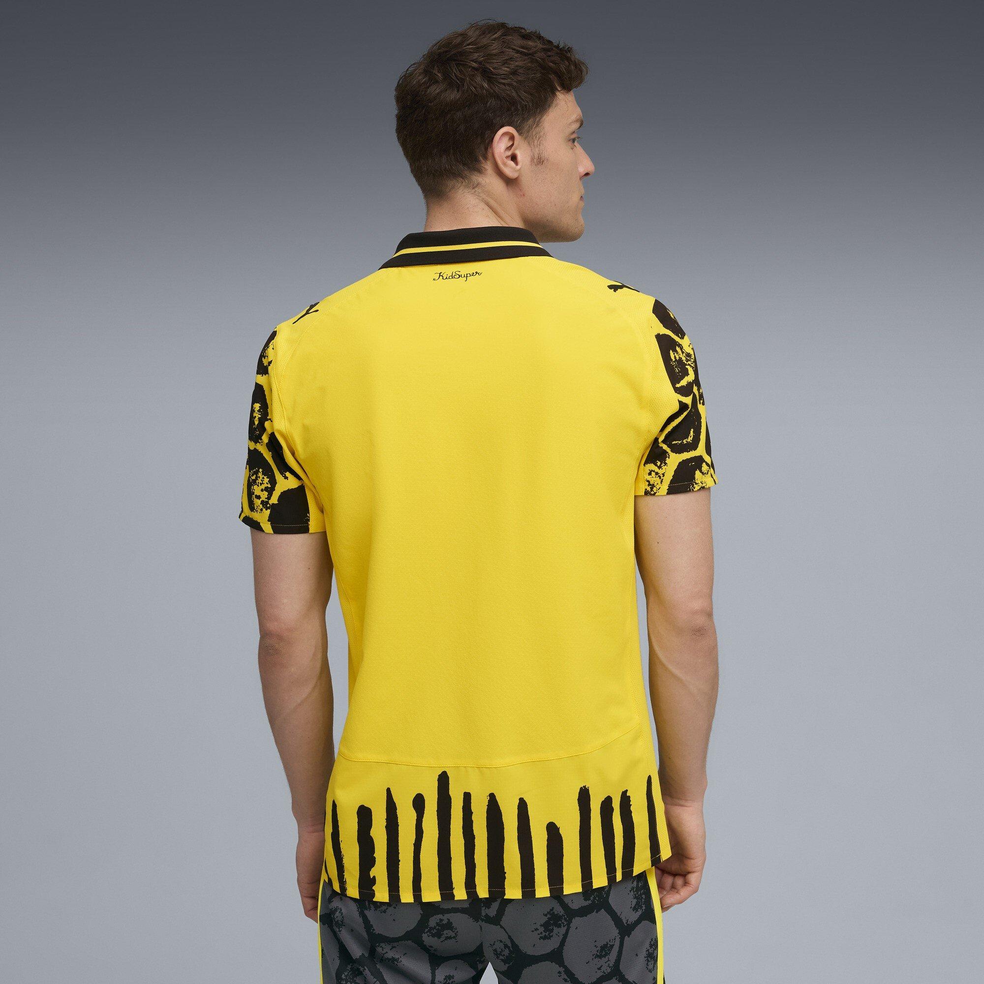 Yellow/Black - Puma - x KidsSuper Borussia Dortmund Authentic Home Shirt 2025 2026 Adults - 4