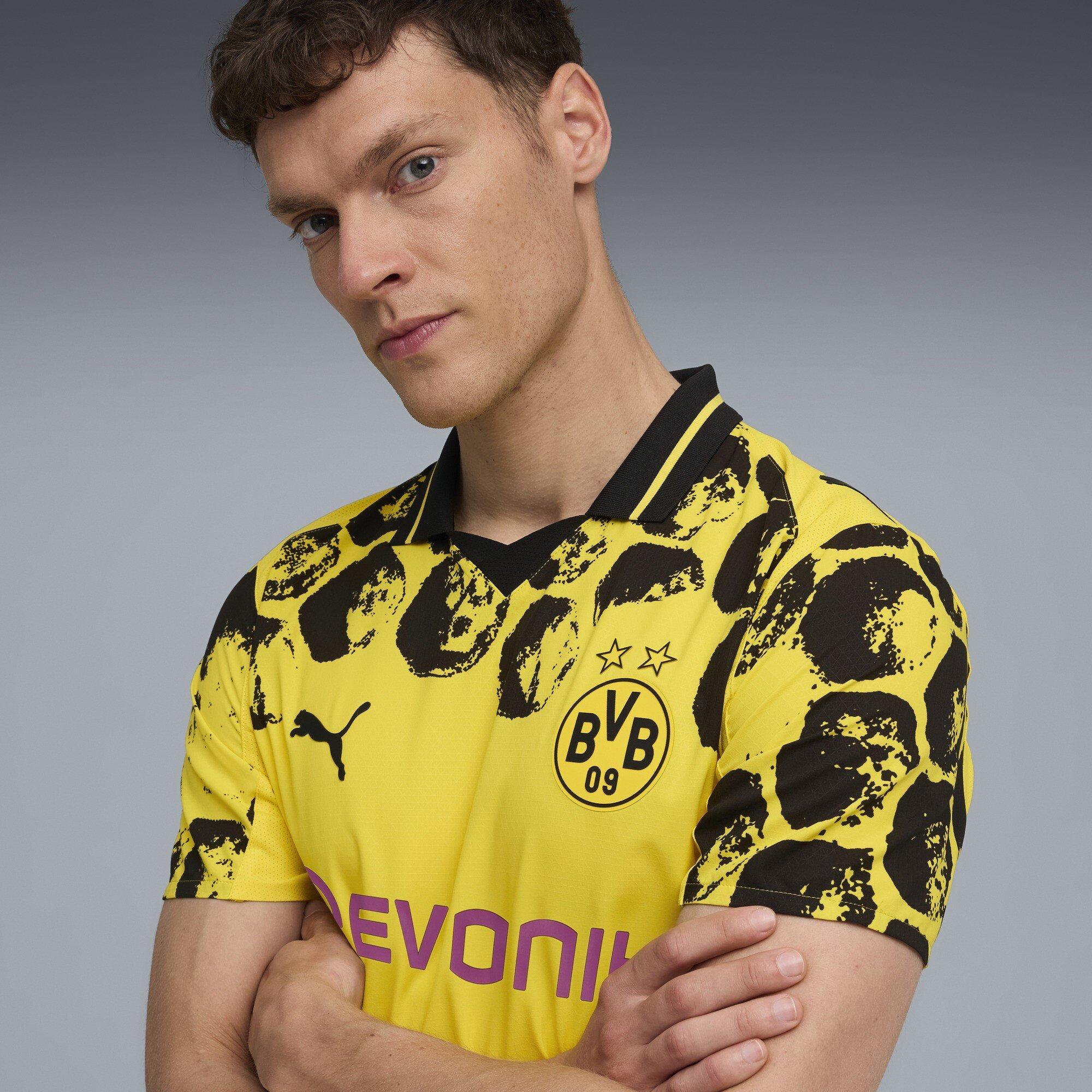 Yellow/Black - Puma - x KidsSuper Borussia Dortmund Authentic Home Shirt 2025 2026 Adults - 5