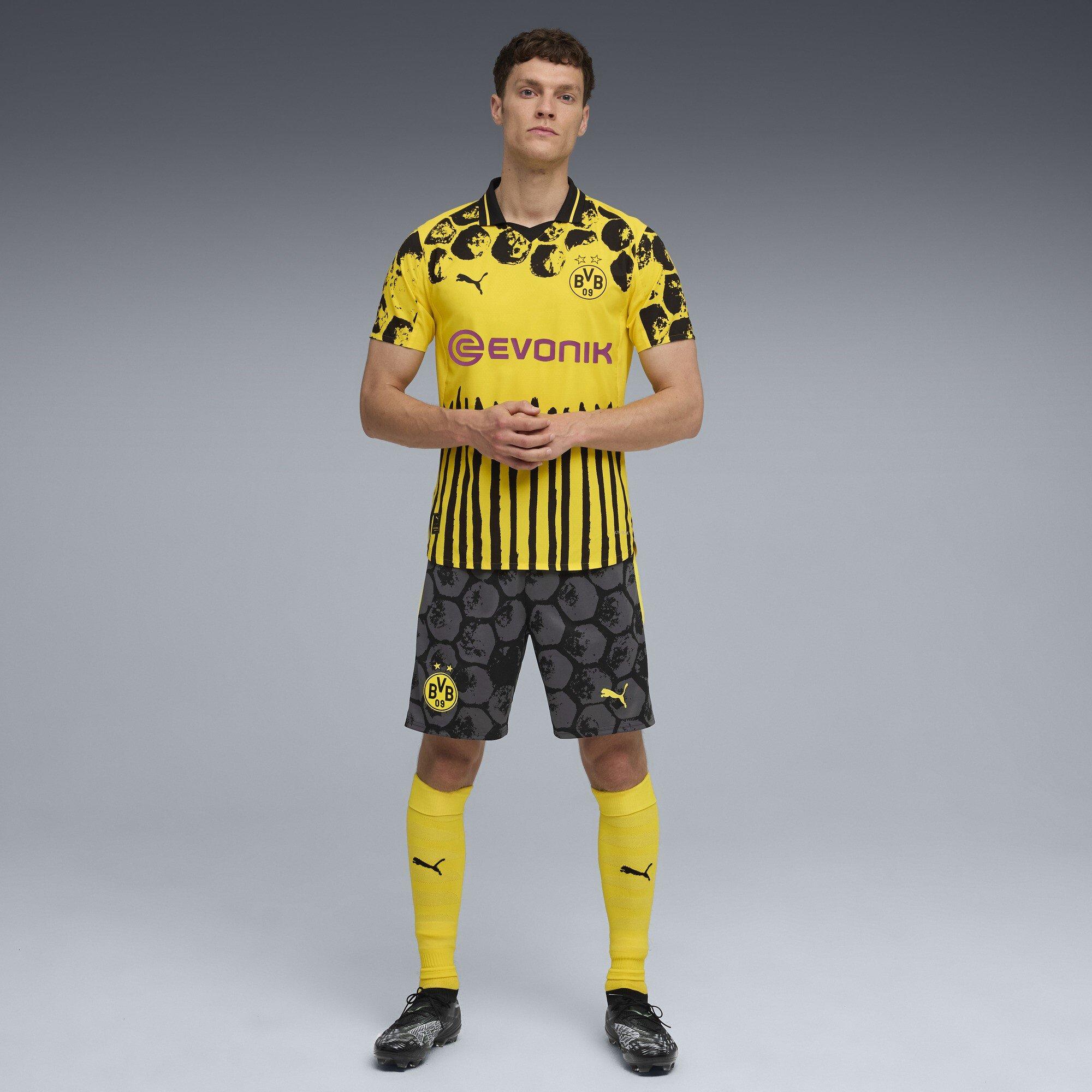 Yellow/Black - Puma - x KidsSuper Borussia Dortmund Authentic Home Shirt 2025 2026 Adults - 7