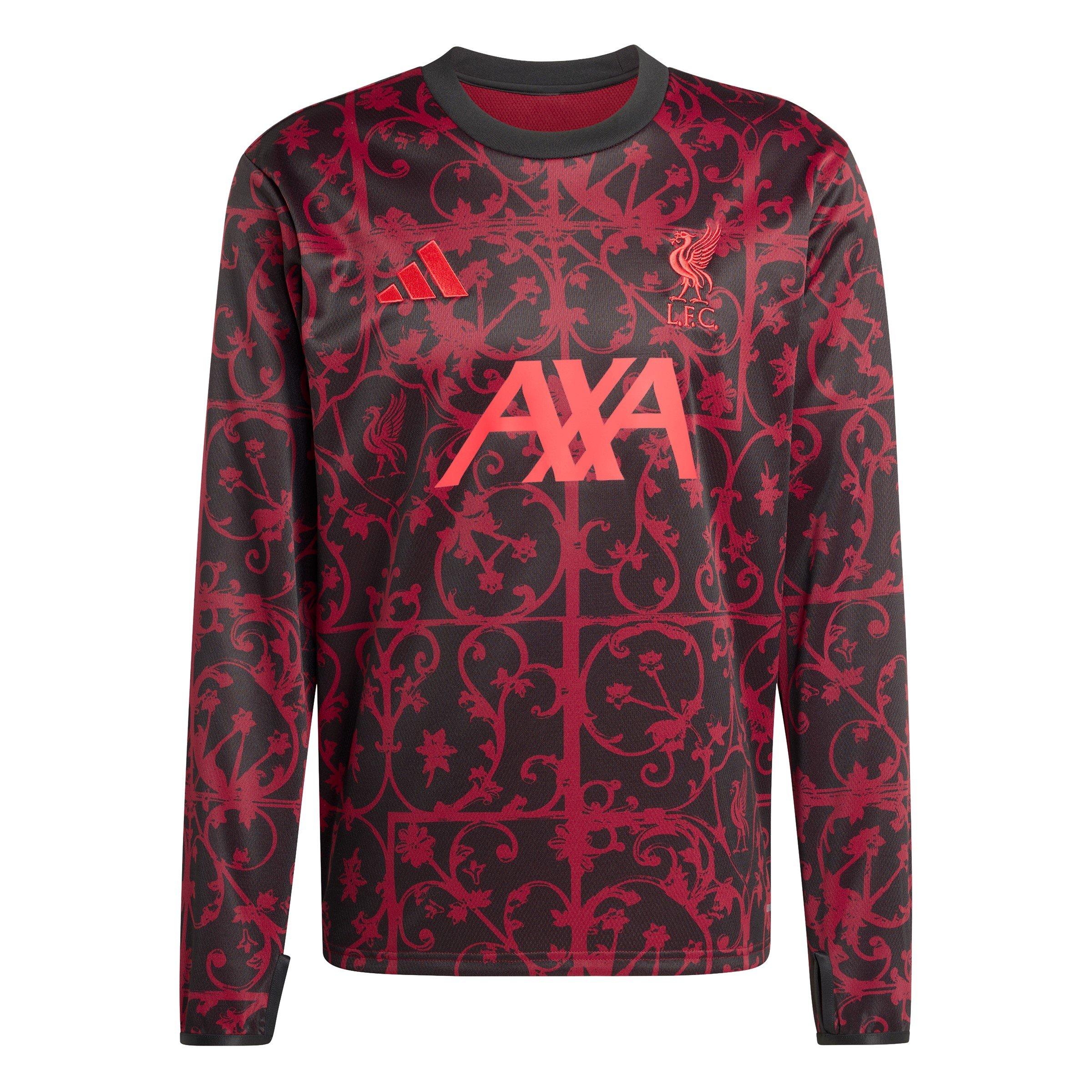 Adidas Men's Liverpool Pre Match Drill Top 2025 2026 Adults - Black - XL