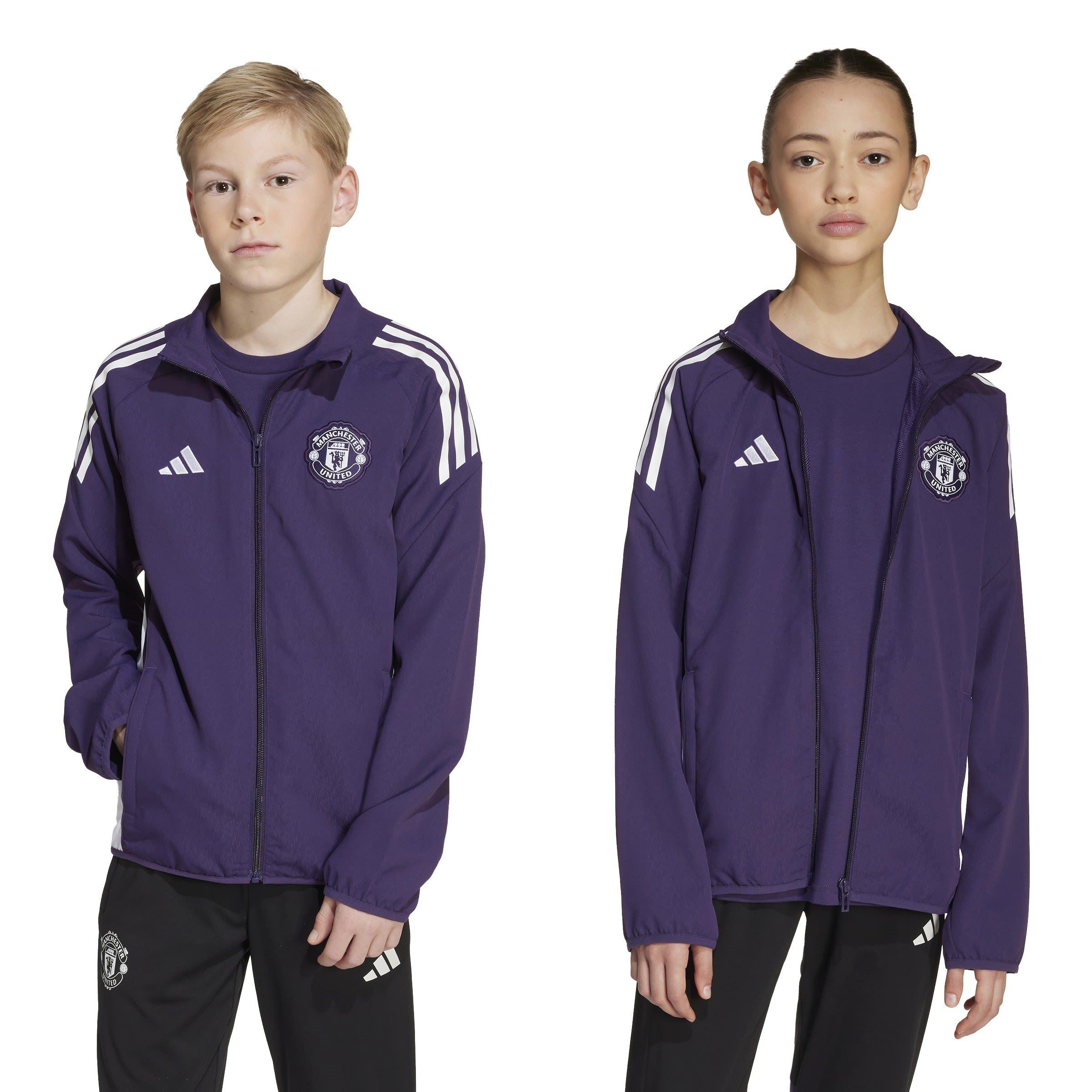 Rot - adidas - Manchester United Pre Match Jacket 2025 2026 Juniors - 2