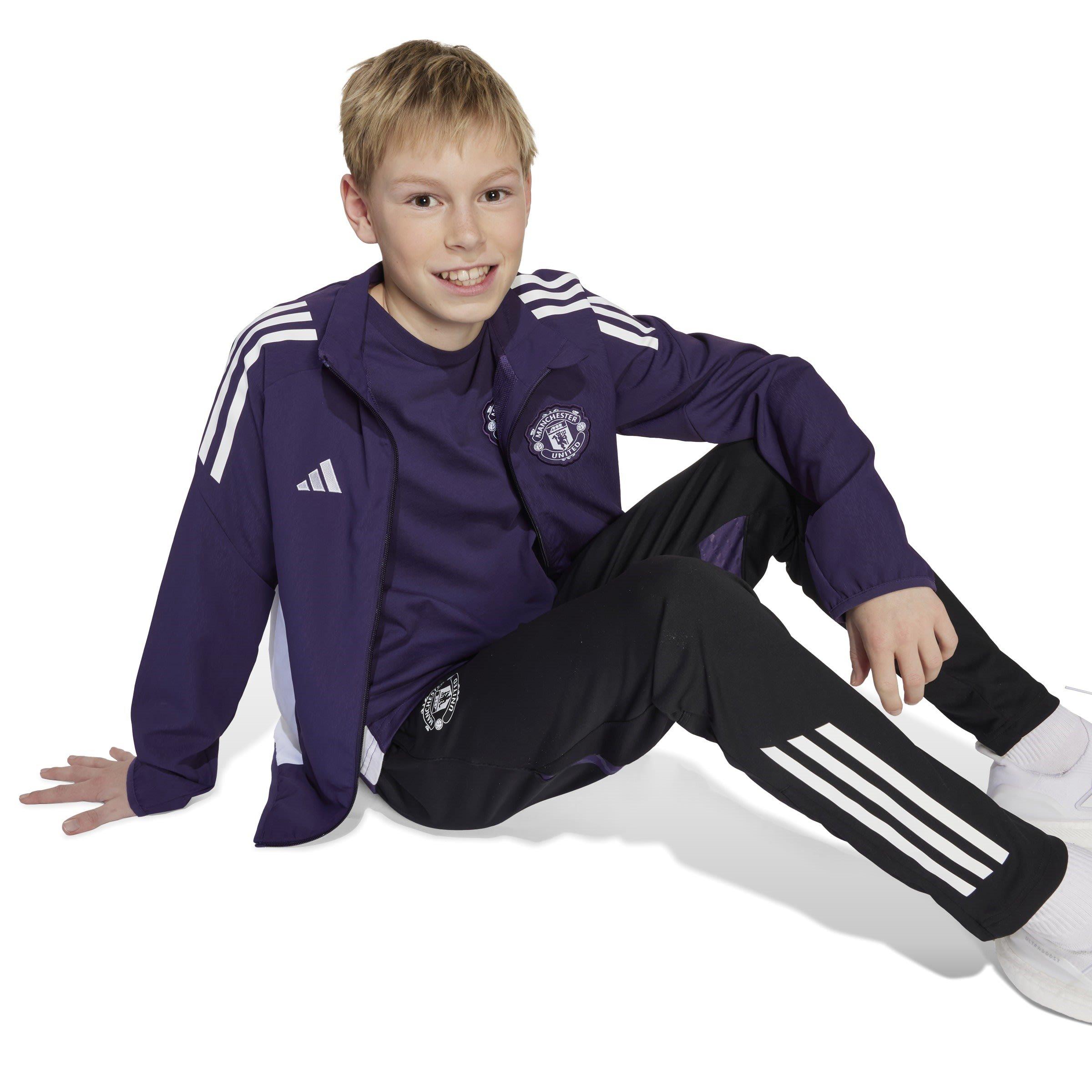 Rot - adidas - Manchester United Pre Match Jacket 2025 2026 Juniors - 7