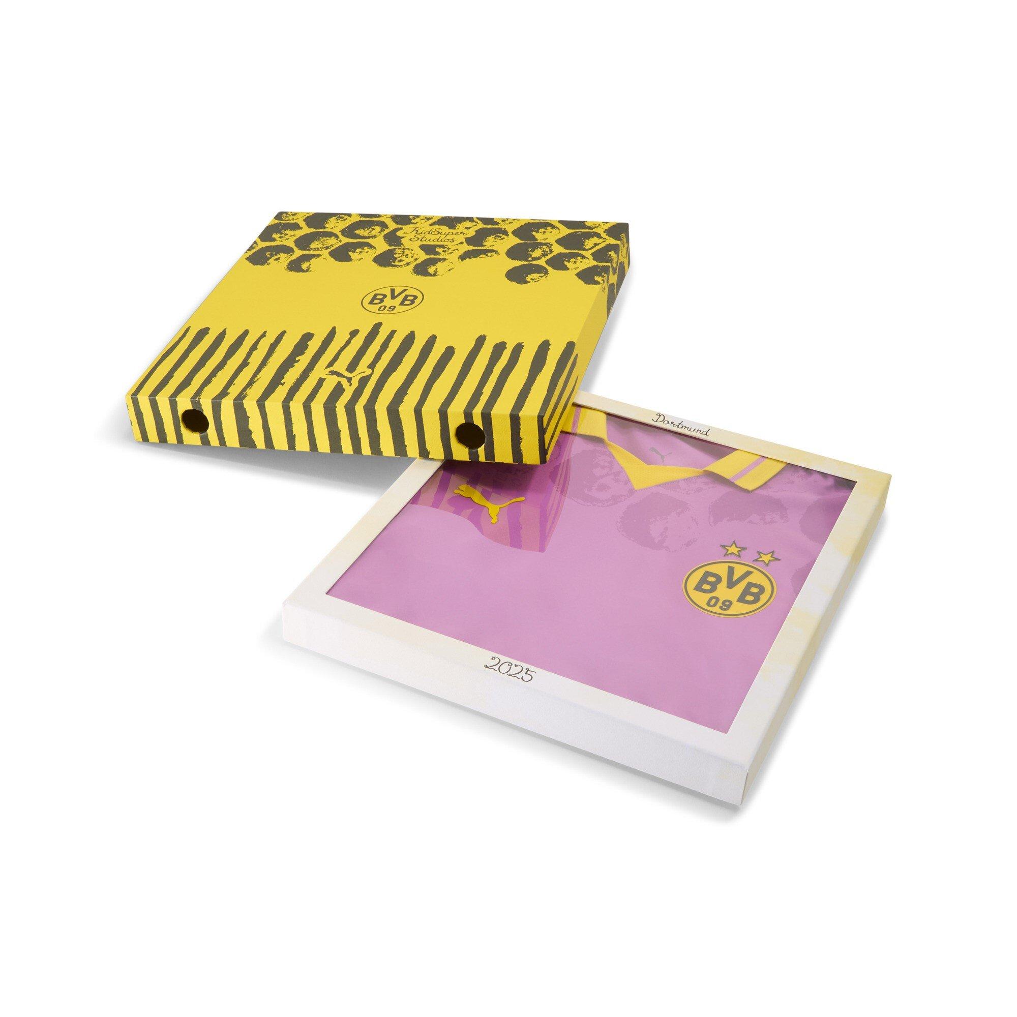 Mauve/Yellow - Puma - x KidsSuper Borussia Dortmund Authentic Goalkeeper Shirt 2025 2026 Adults - 8