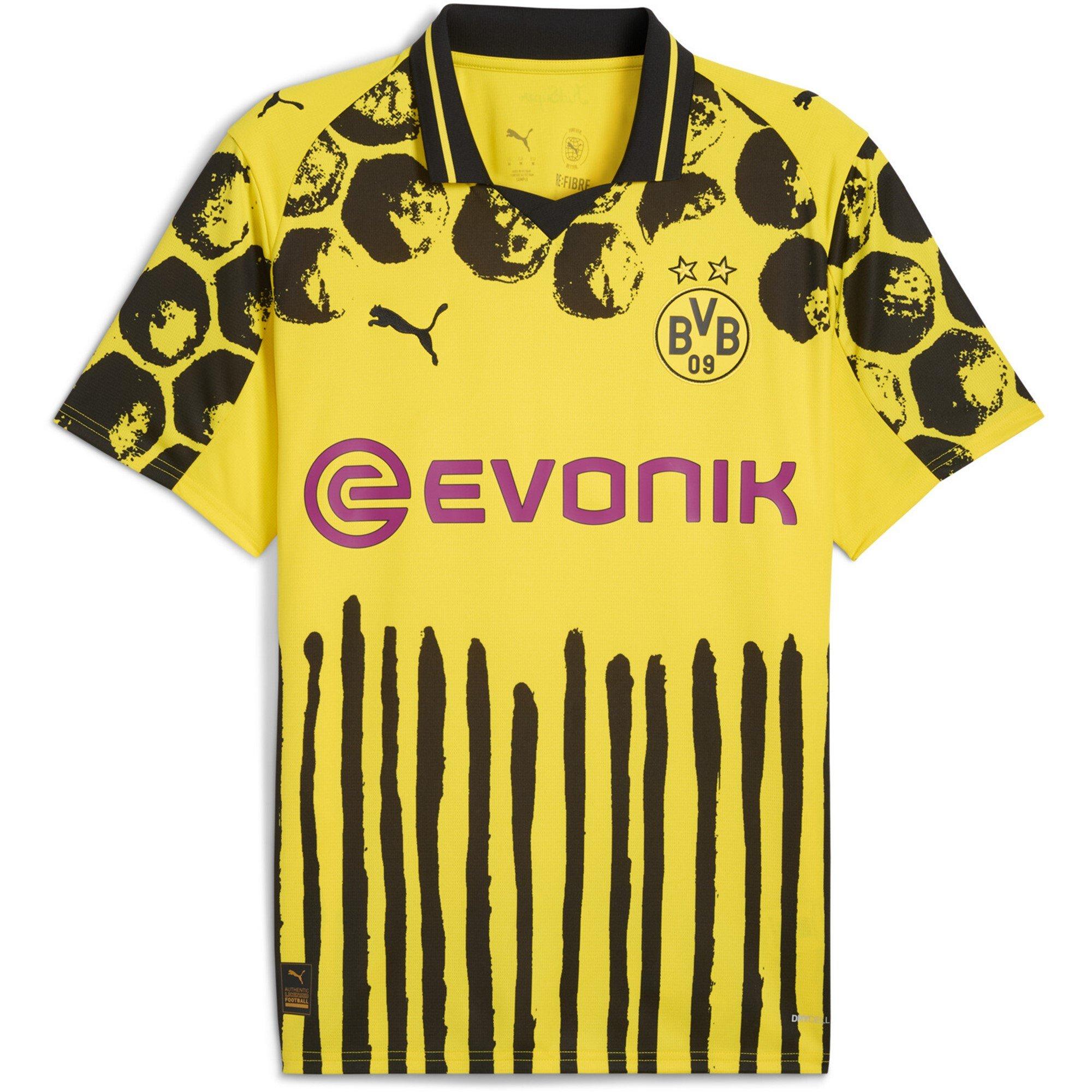 Yellow/Black - Puma - x KidsSuper Borussia Dortmund Home Shirt 2025 2026 Adults - 1