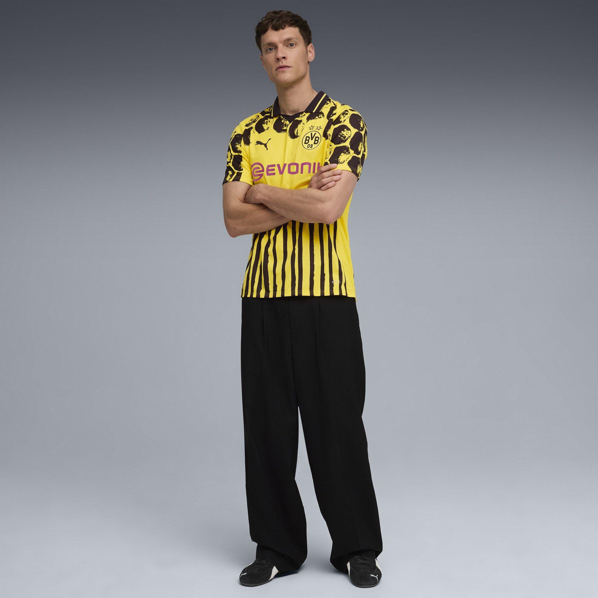 Yellow/Black - Puma - x KidsSuper Borussia Dortmund Home Shirt 2025 2026 Adults - 7