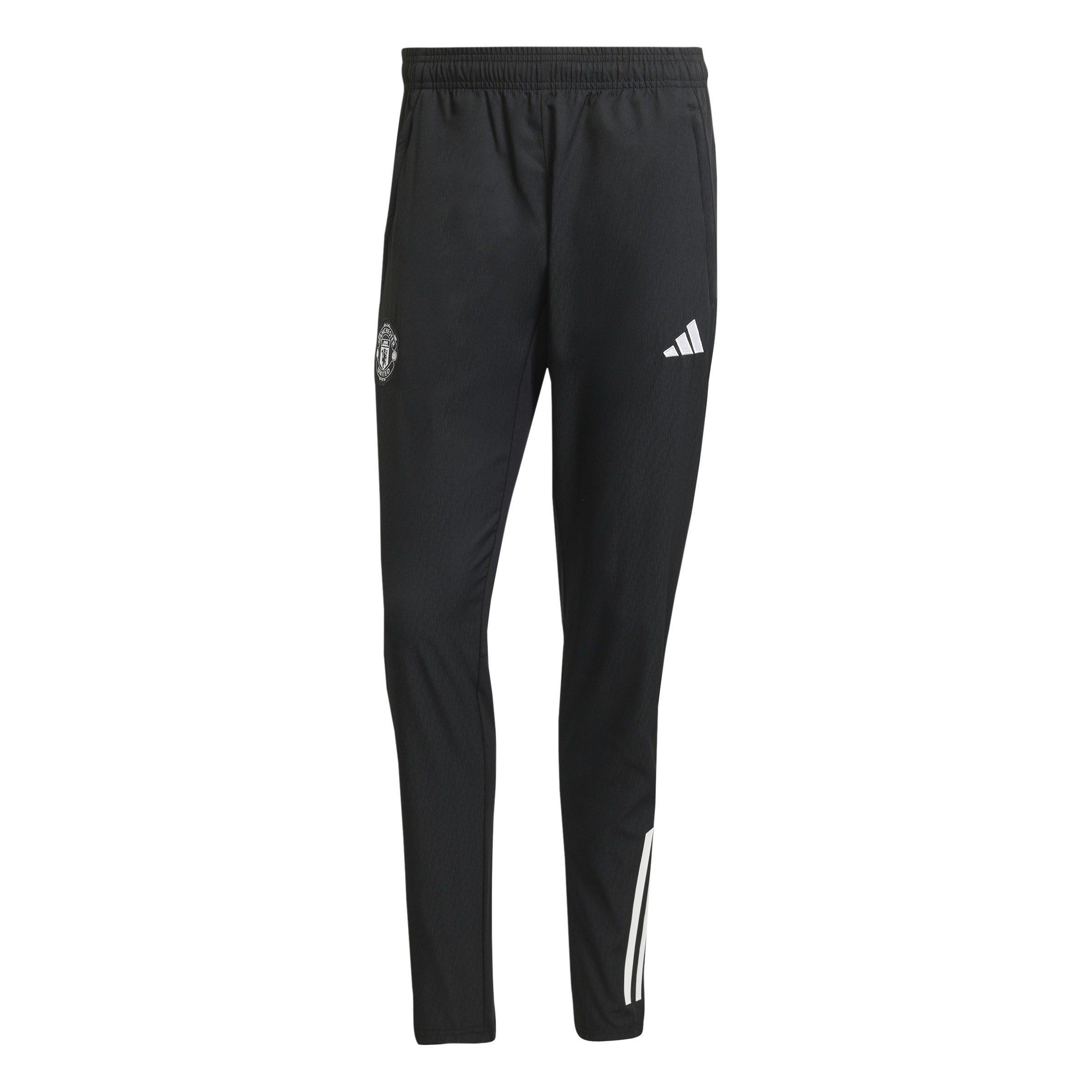 Black - adidas - Manchester United Pre Match Tracksuit Bottoms 2025 2026 Mens - 1
