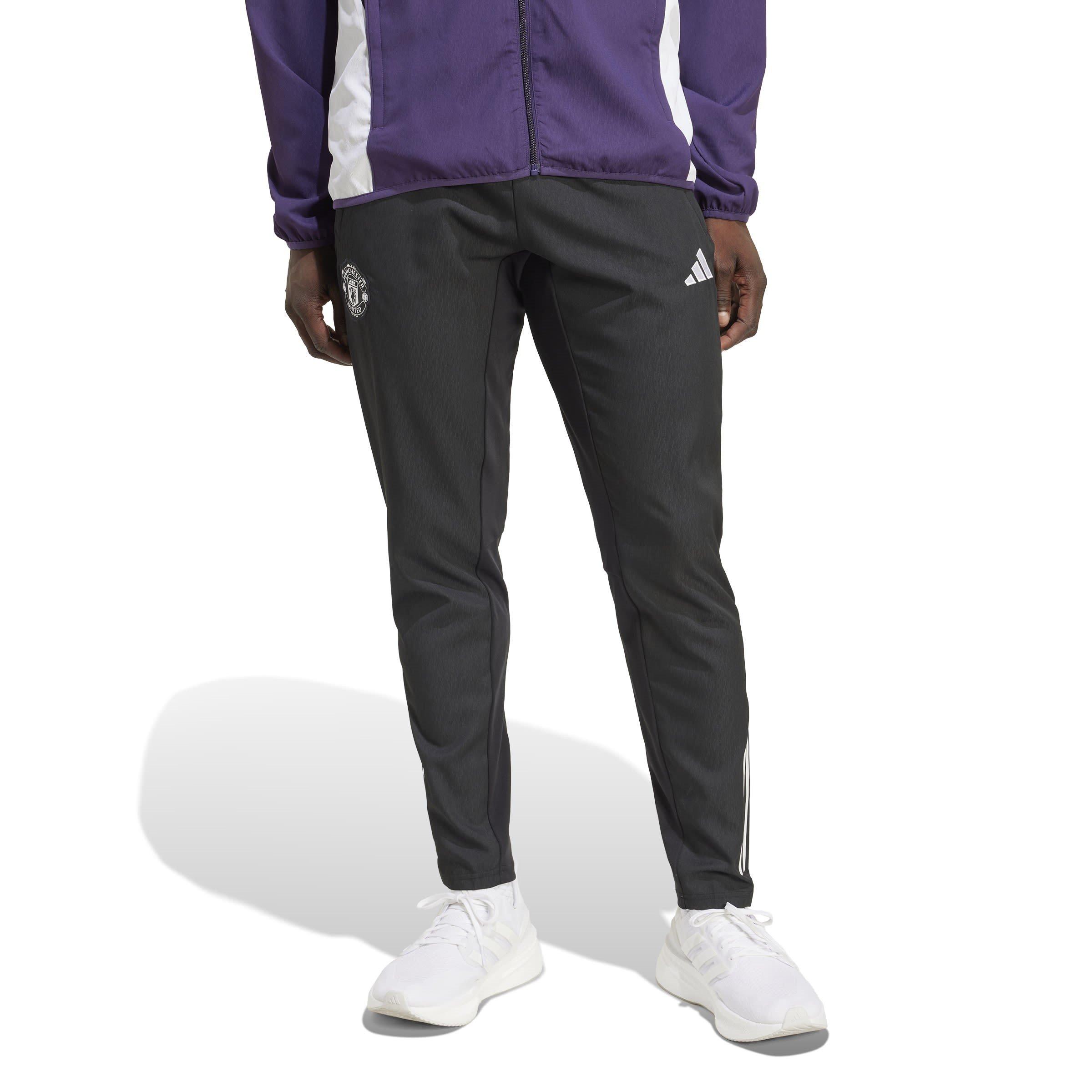 Black - adidas - Manchester United Pre Match Tracksuit Bottoms 2025 2026 Mens - 2