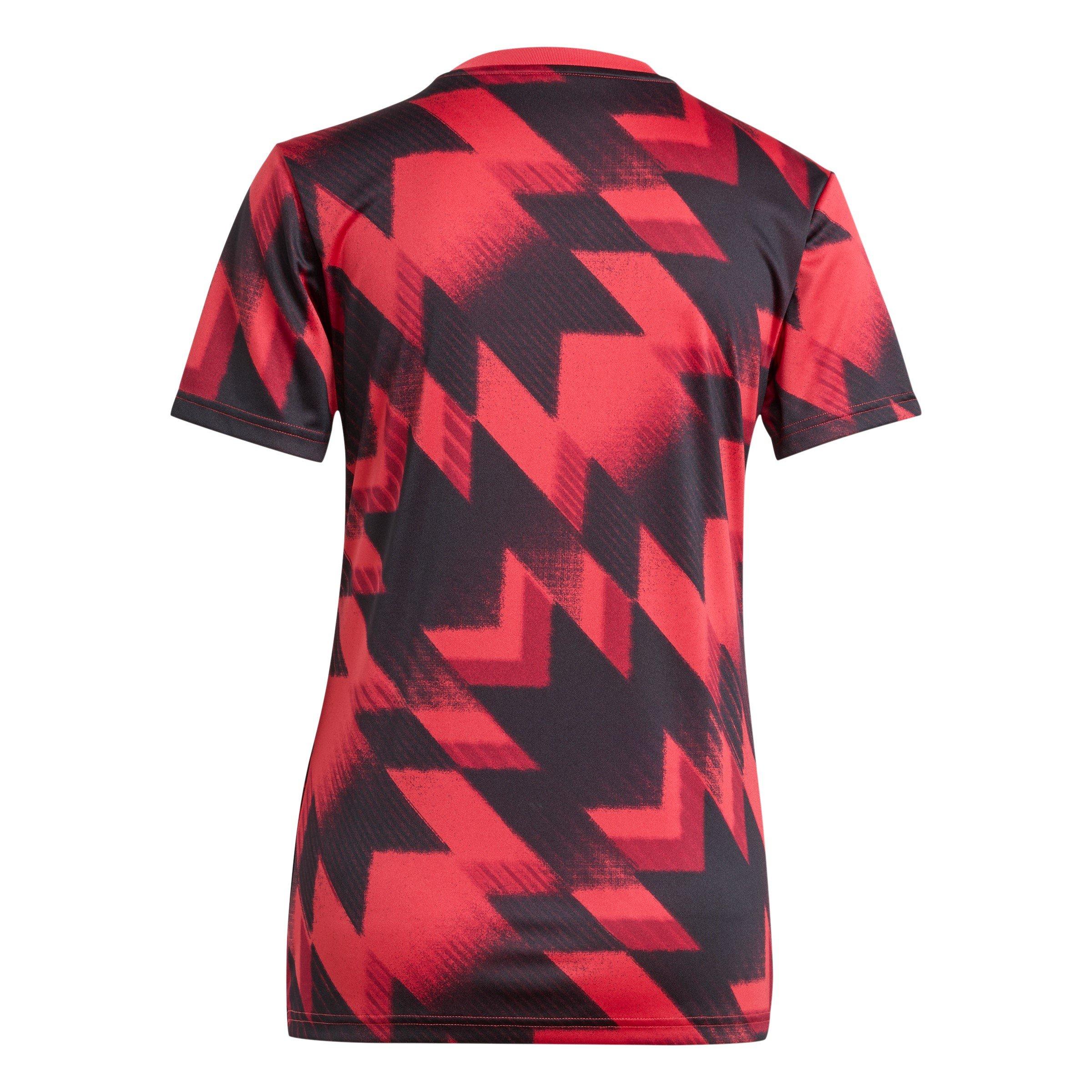 Red - adidas - Manchester United Pre-Match Shirt 2025 2026 Womens - 2