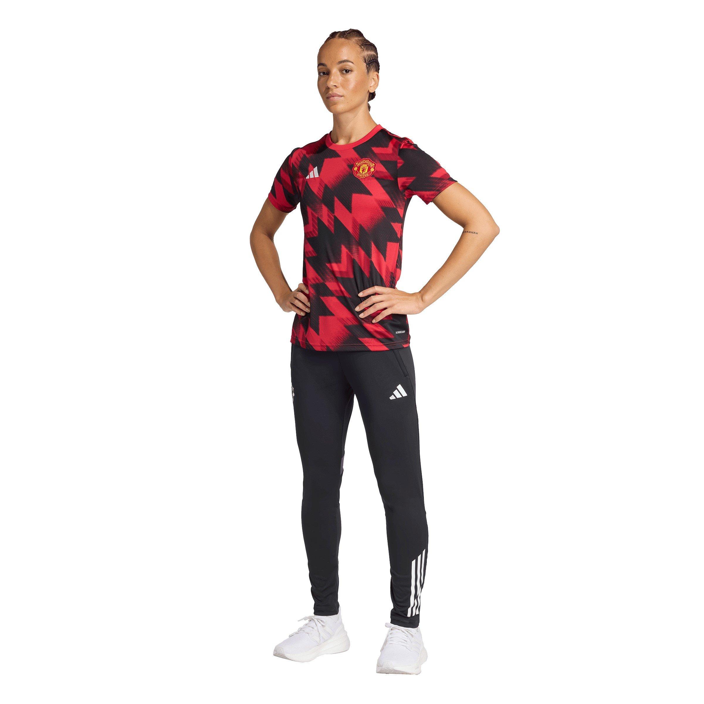 Red - adidas - Manchester United Pre-Match Shirt 2025 2026 Womens - 7