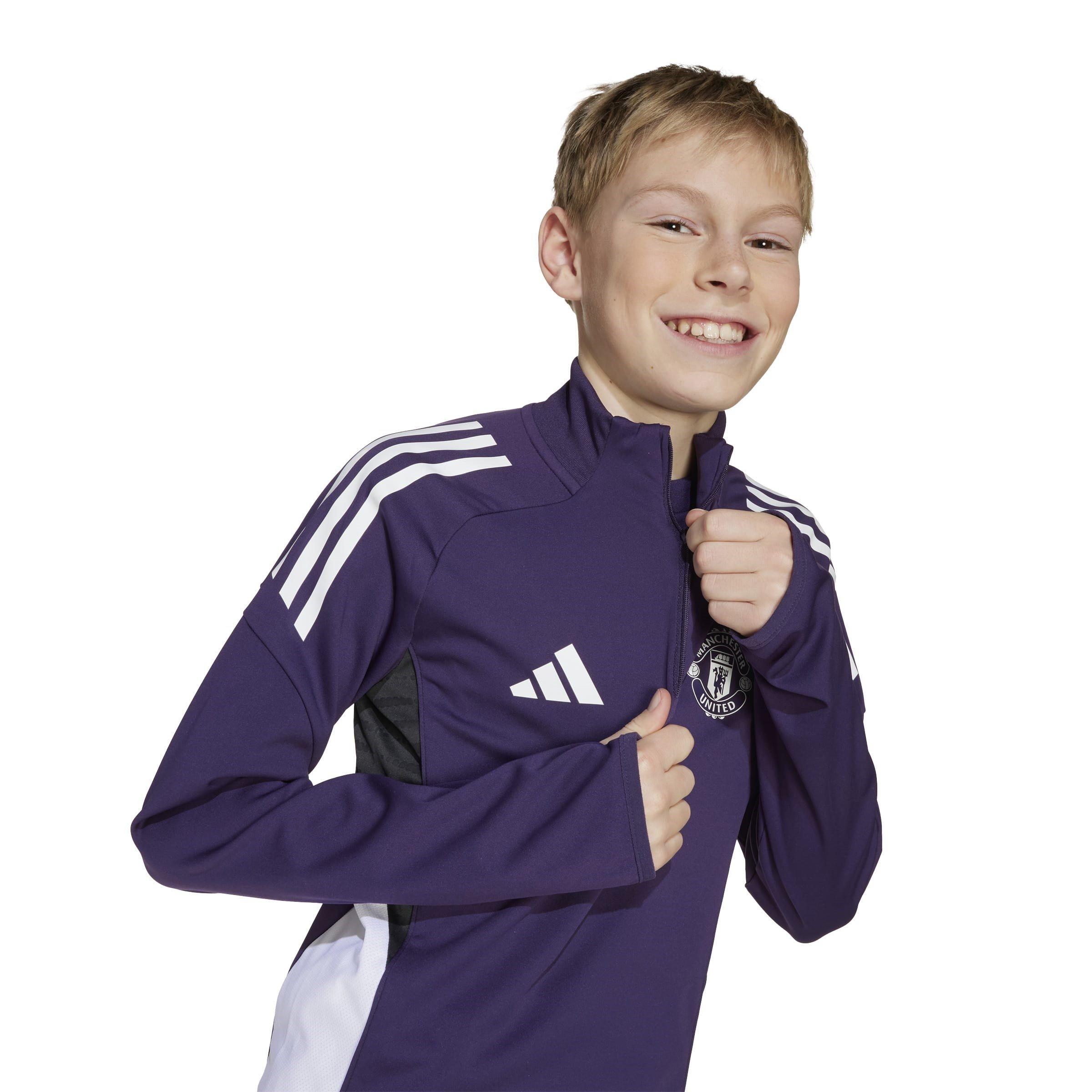 Purple/White - adidas - Manchester United Training Top 2025 2026 Juniors - 8